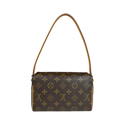 Louis Vuitton Recital, Brown, Canvas, handbag