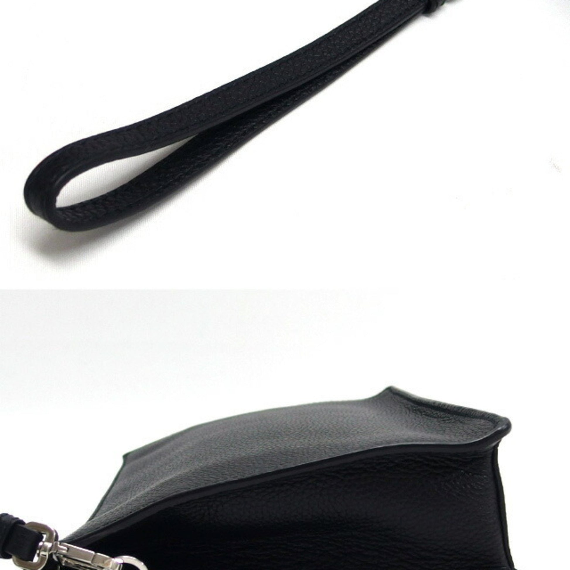 Prada Re-Nylon, Black, Leather, clutch