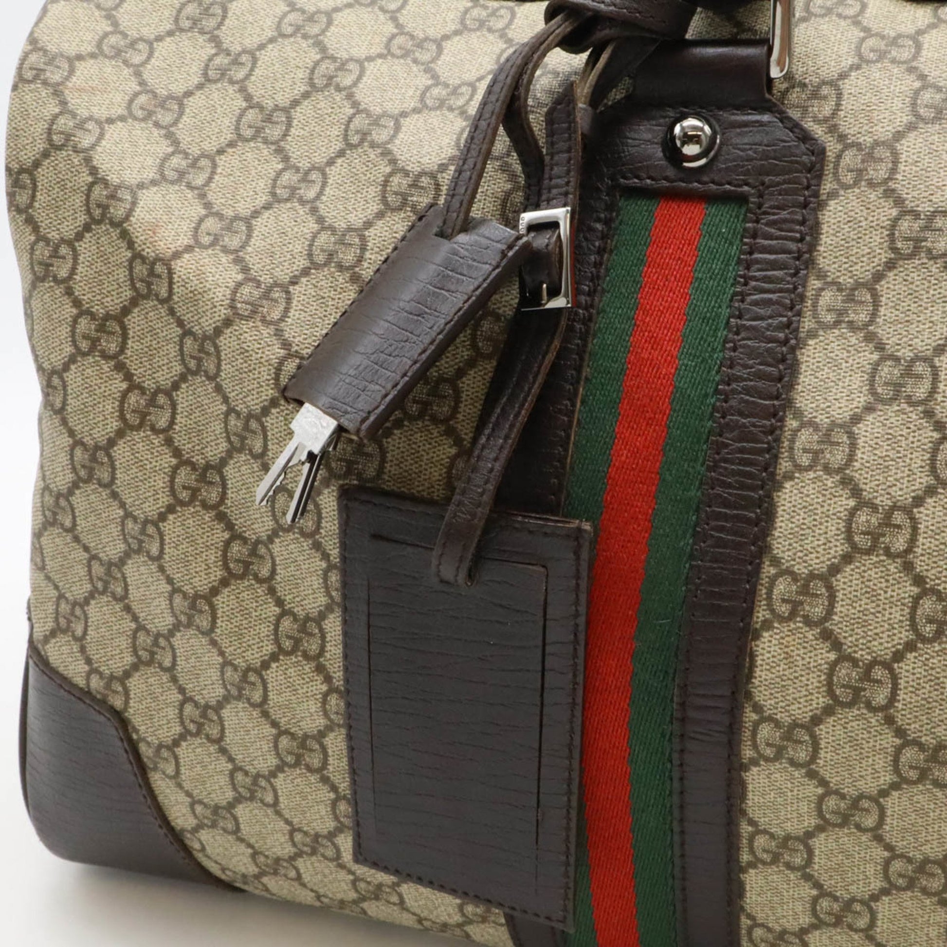 Gucci Sherry, Beige, Canvas, travel