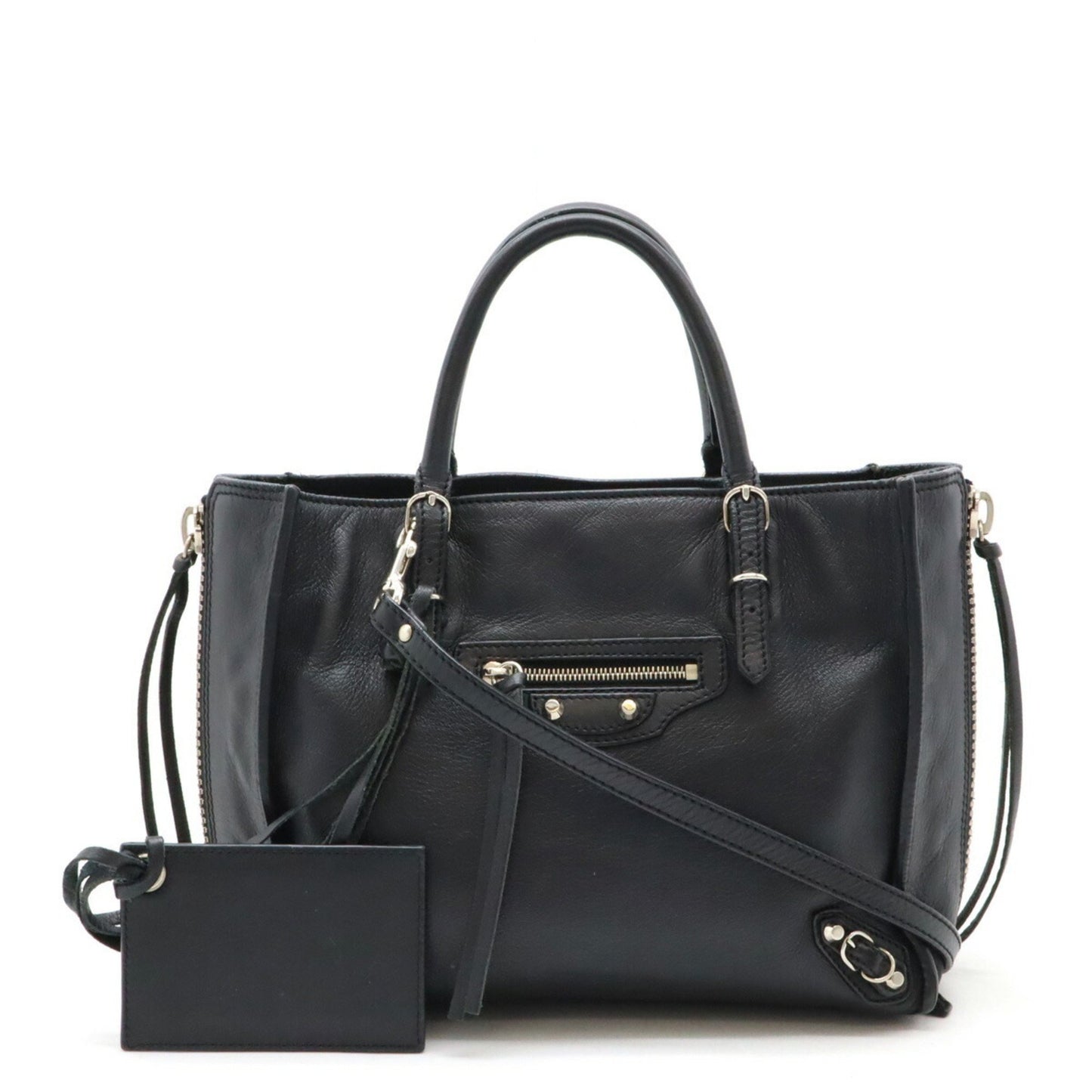 Balenciaga City, Black, Leather, handbag