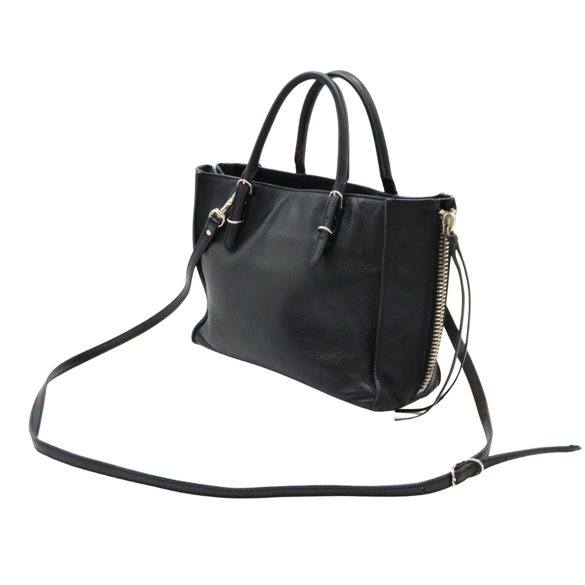 Balenciaga City, Black, Leather, handbag