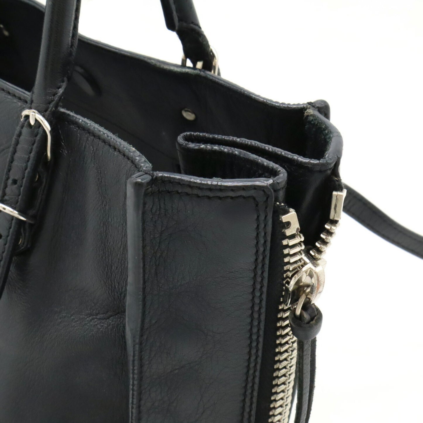 Balenciaga City, Black, Leather, handbag