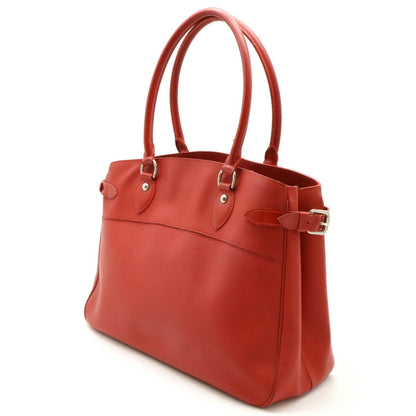Louis Vuitton Passy Tote Epi Leather, RED, LEATHER, Tote bag