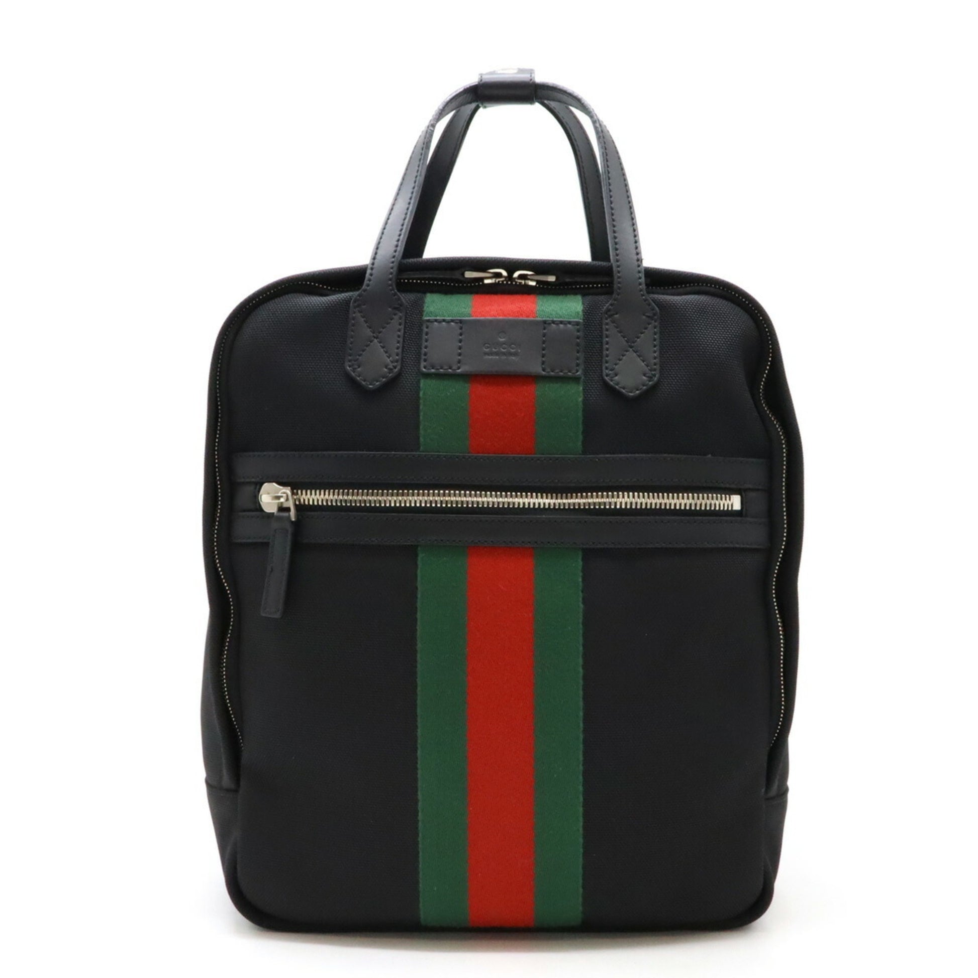 Gucci Sherry, Black, Canvas, backpack