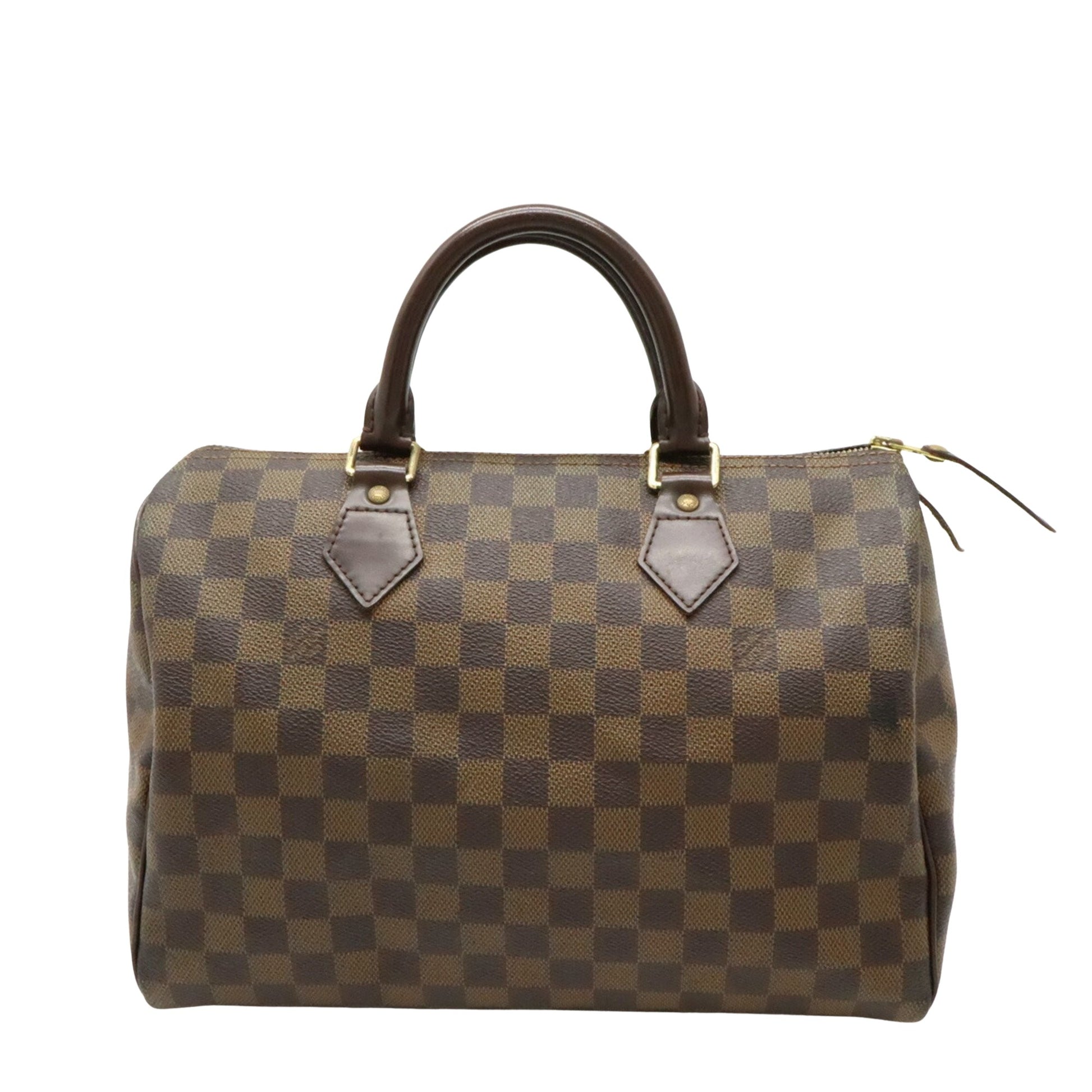 Louis Vuitton Speedy 30, Brown, Canvas, handbag