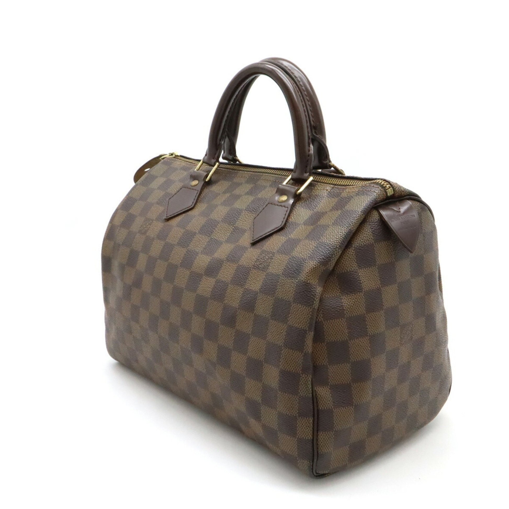 Louis Vuitton Speedy 30, Brown, Canvas, handbag