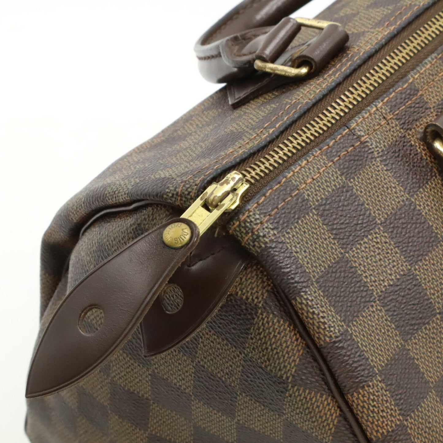 Louis Vuitton Speedy 30, Brown, Canvas, handbag