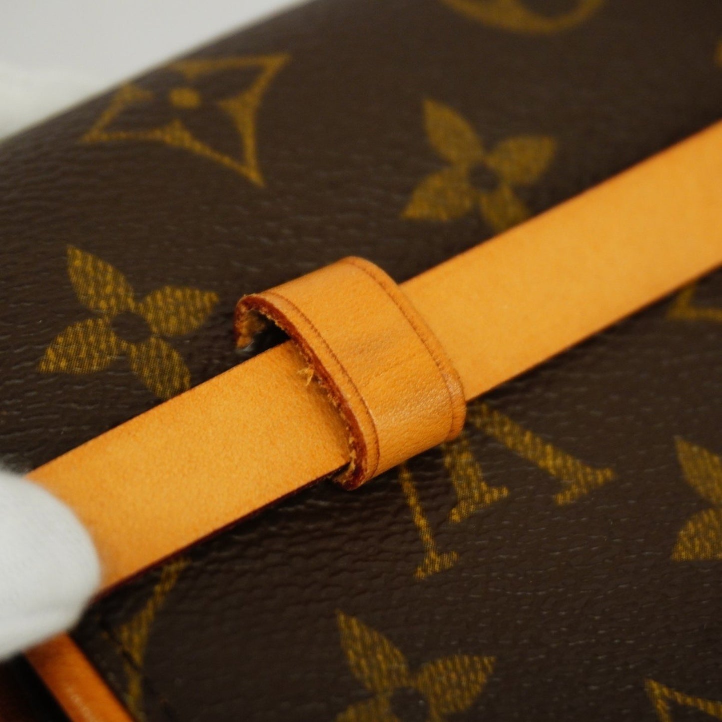 Louis Vuitton Florentine, Brown, Canvas, clutch