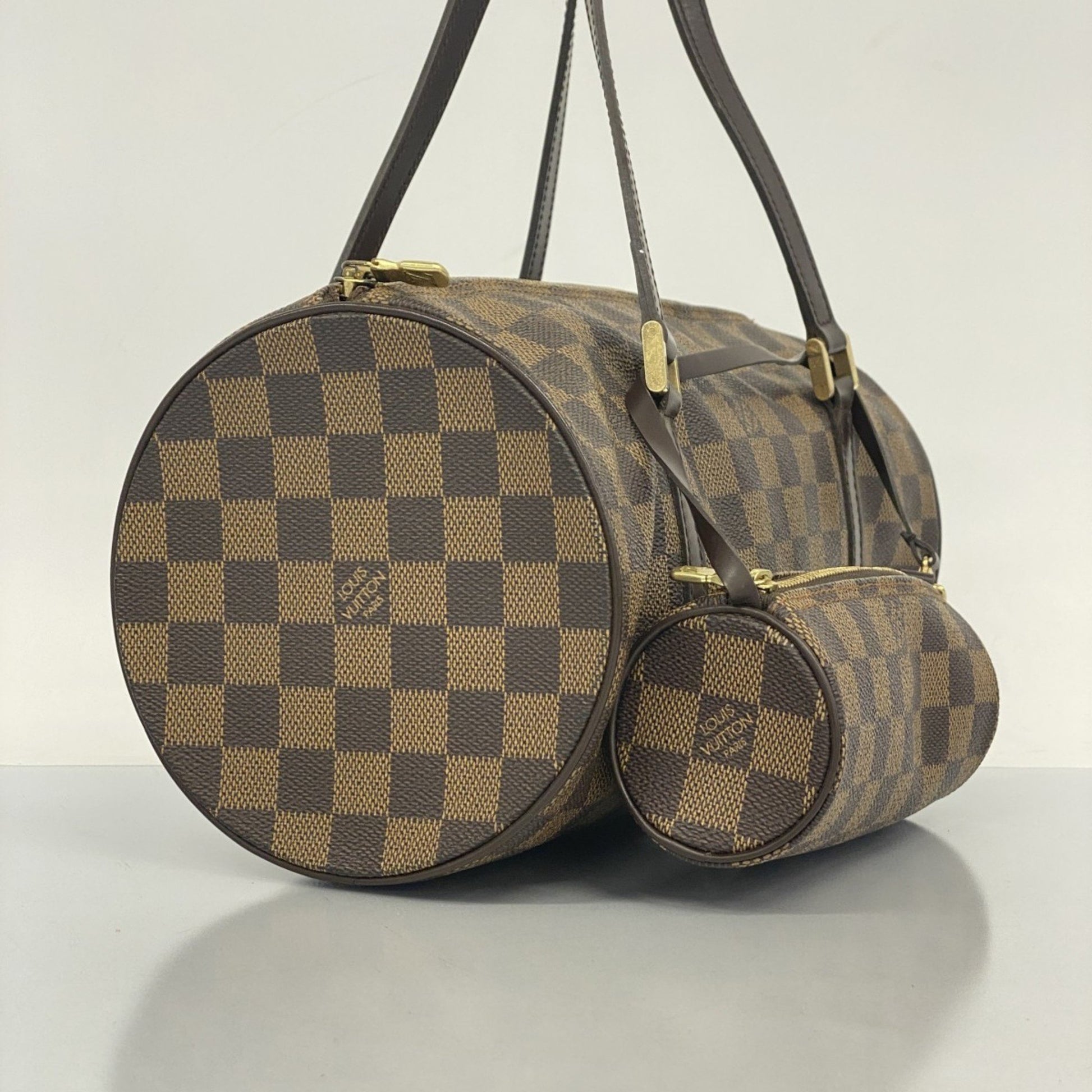 Louis Vuitton Papillon 30, Brown, Canvas, handbag