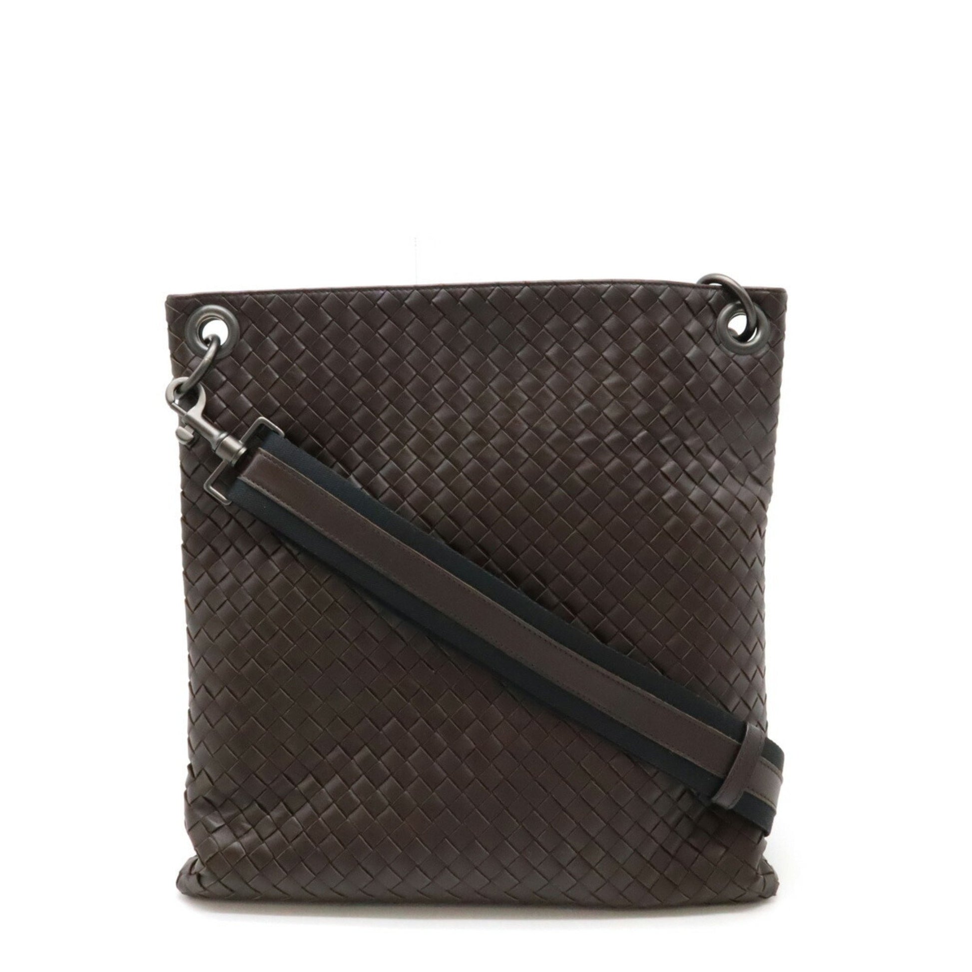 Bottega Veneta Intrecciato, Brown, Leather, shoulder