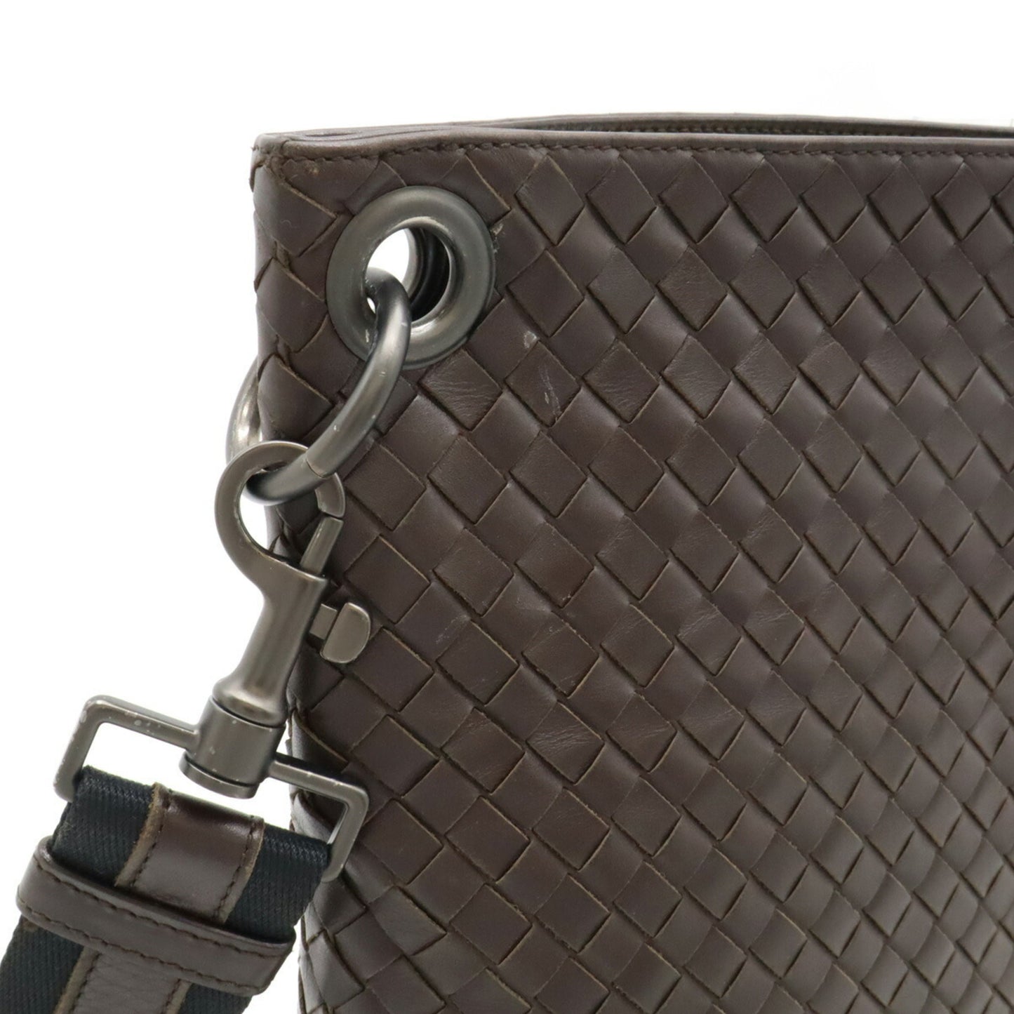 Bottega Veneta Intrecciato, Brown, Leather, shoulder