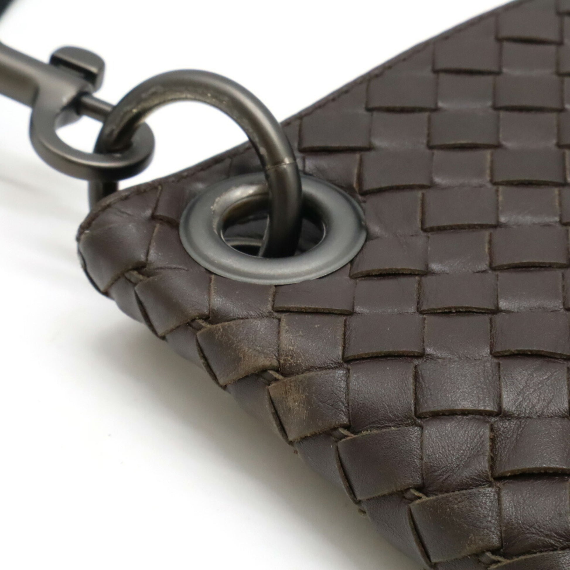 Bottega Veneta Intrecciato, Brown, Leather, shoulder