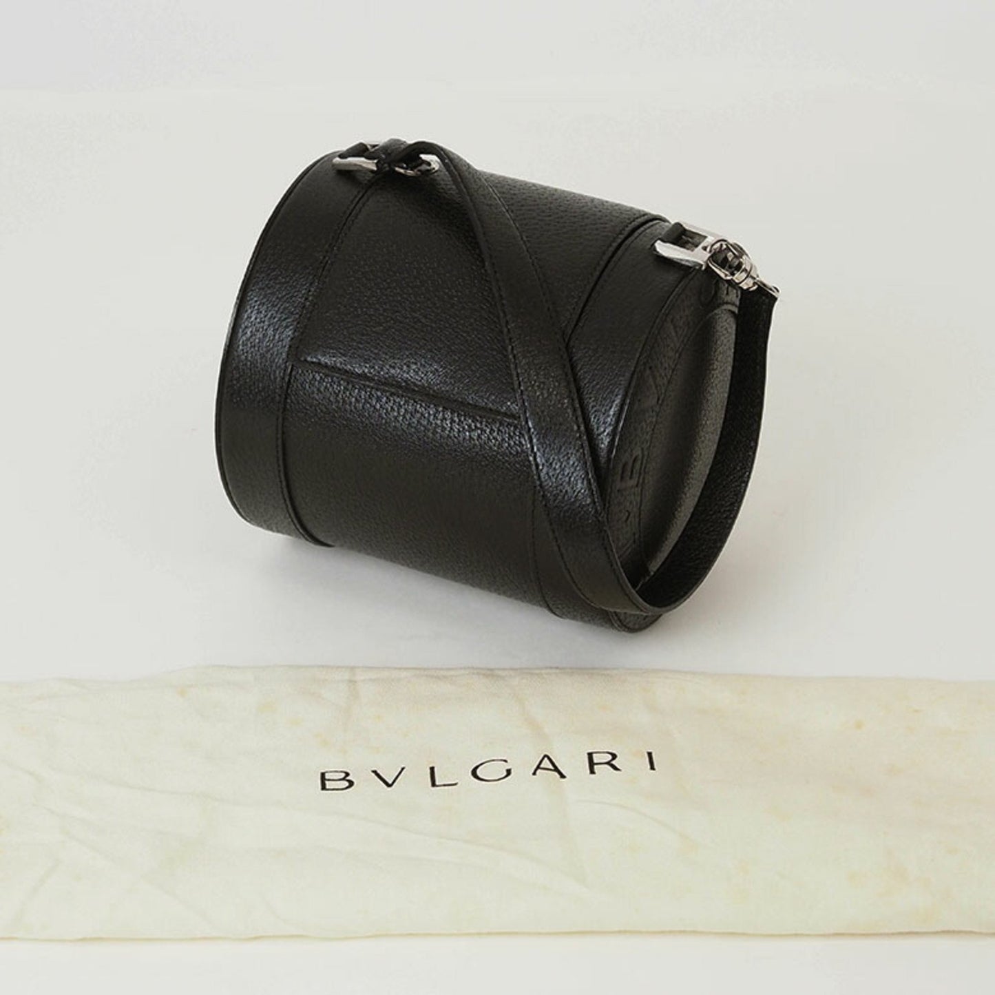 Bulgari B.Zero1, Black, Leather, handbag