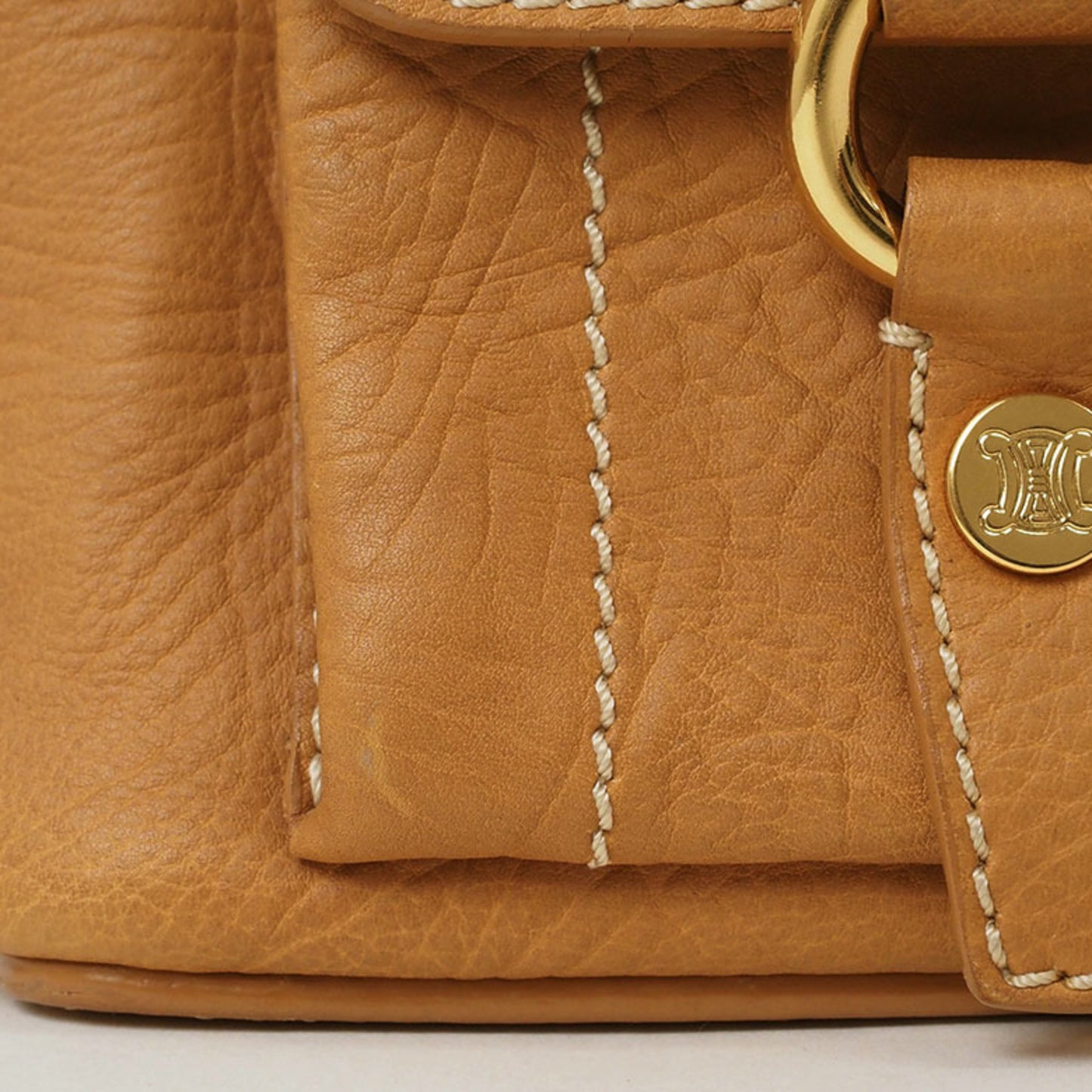 Céline, Beige, Leather, handbag