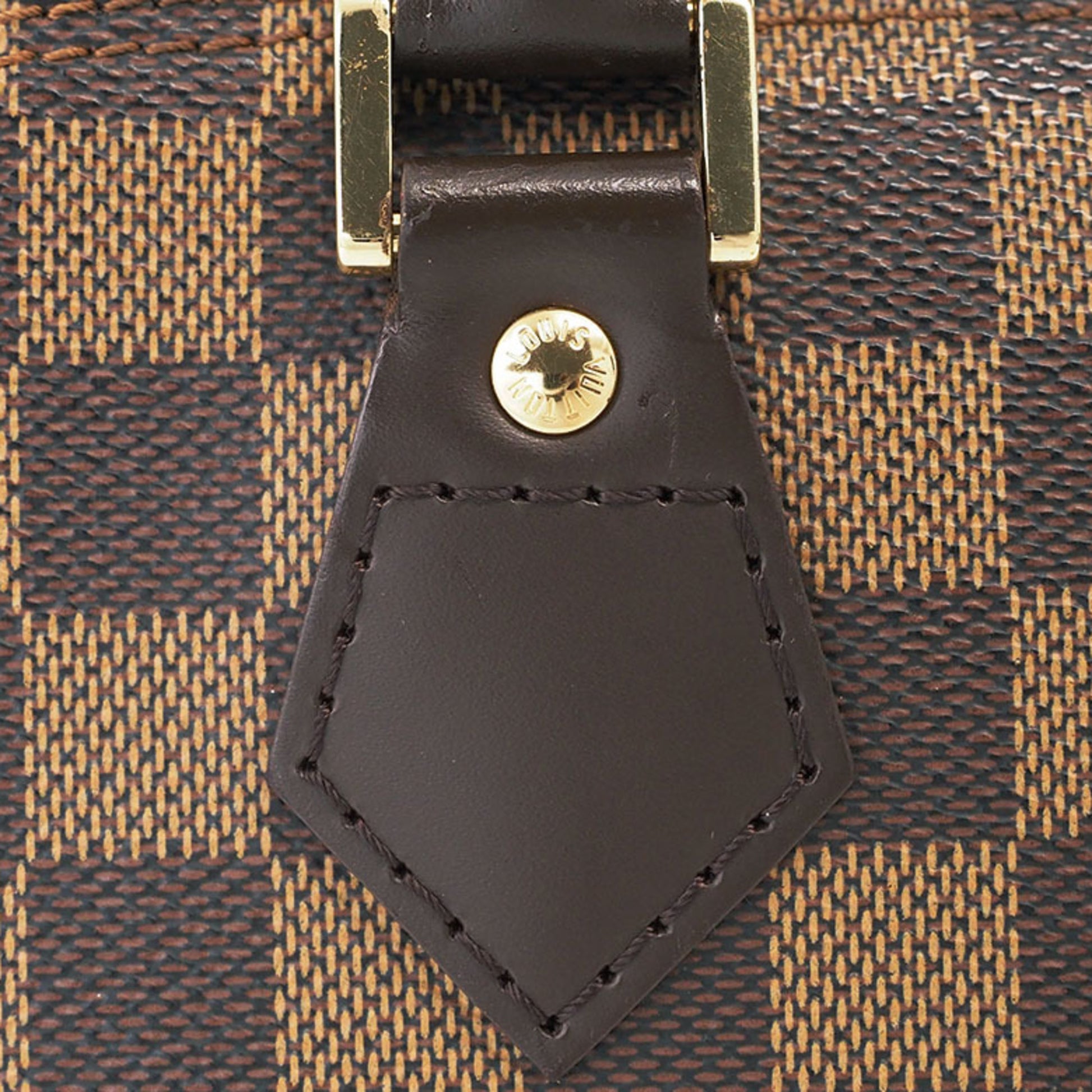 Louis Vuitton Alma, Brown, Canvas, handbag