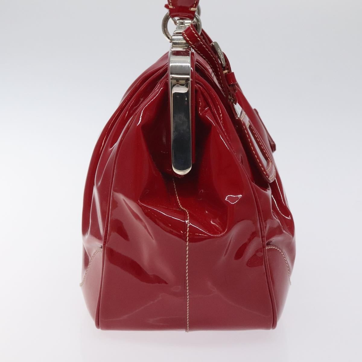 Prada Vintage Patent Leather, Red, Patent Leather, Handbag