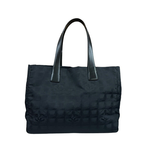 Chanel Travel line, Black, Canvas, tote