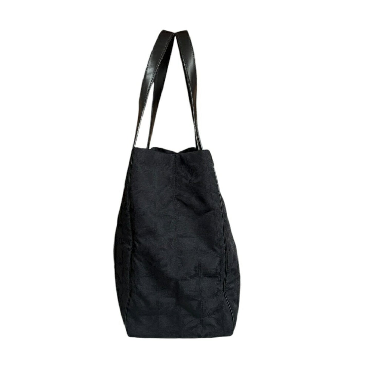 Chanel Travel line, Black, Canvas, tote