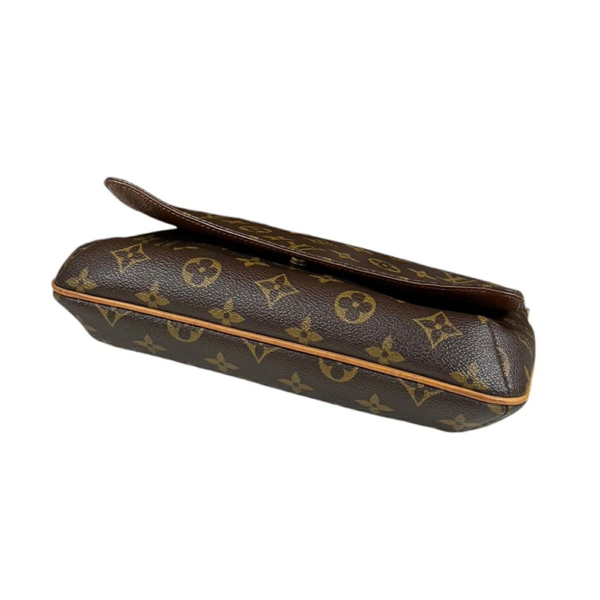 Louis Vuitton Musette Tango, Brown, Canvas, shoulder