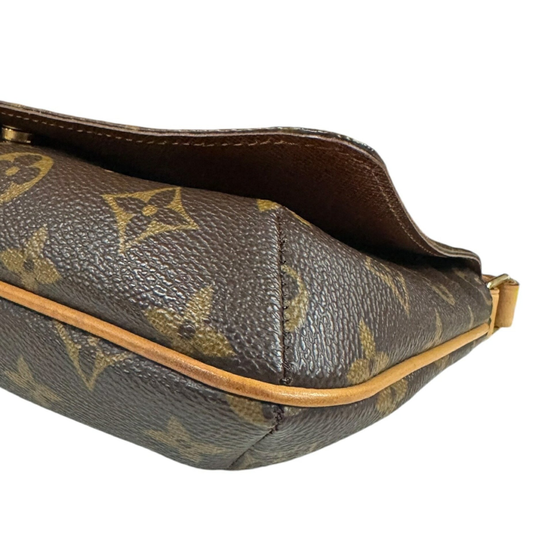 Louis Vuitton Musette Tango, Brown, Canvas, shoulder