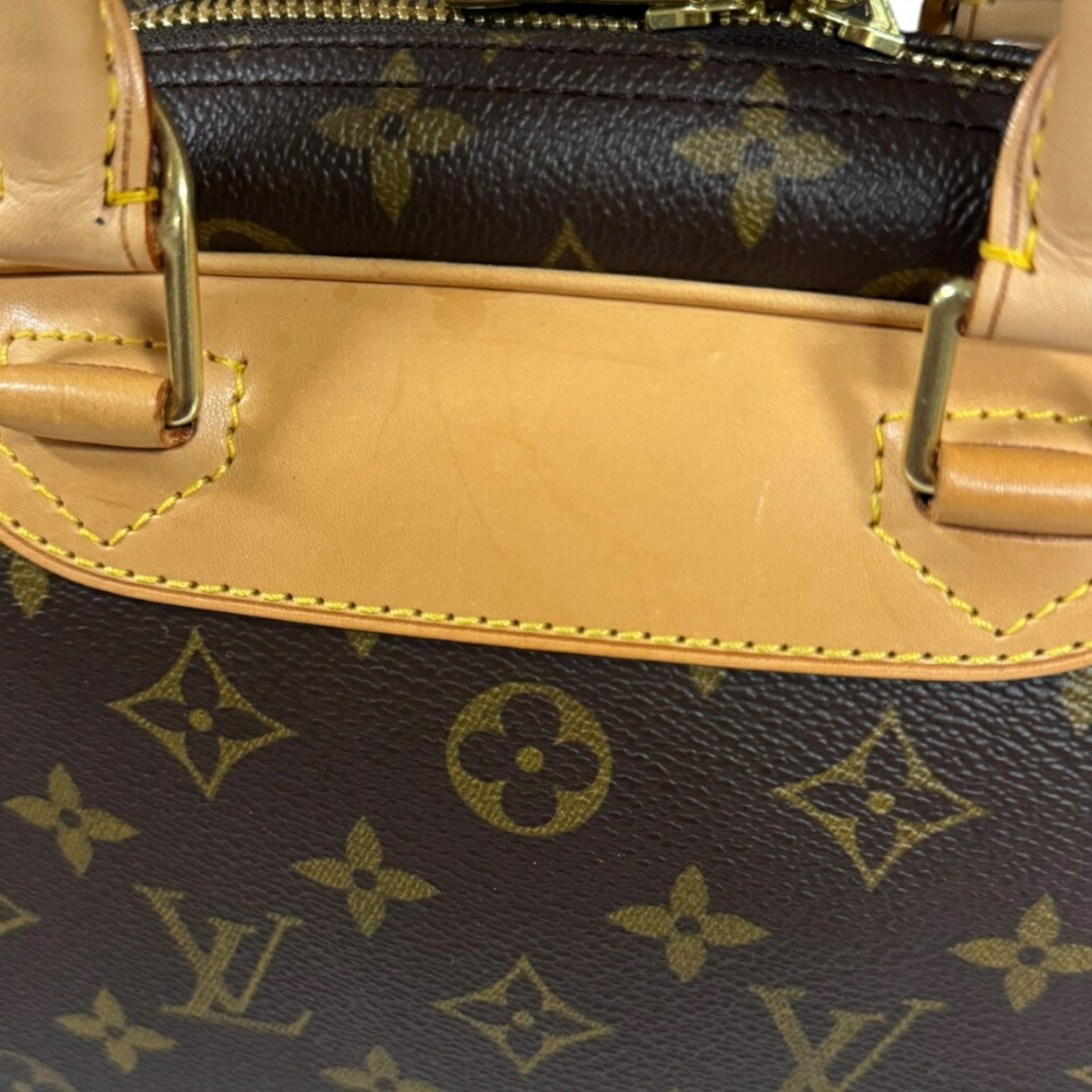 Louis Vuitton Trouville, Brown, Canvas, handbag