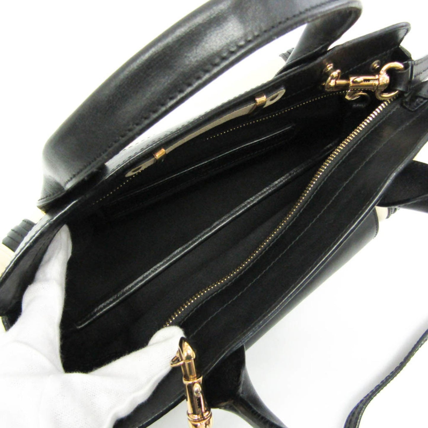 Chloé Alice, Black, Leather, handbag