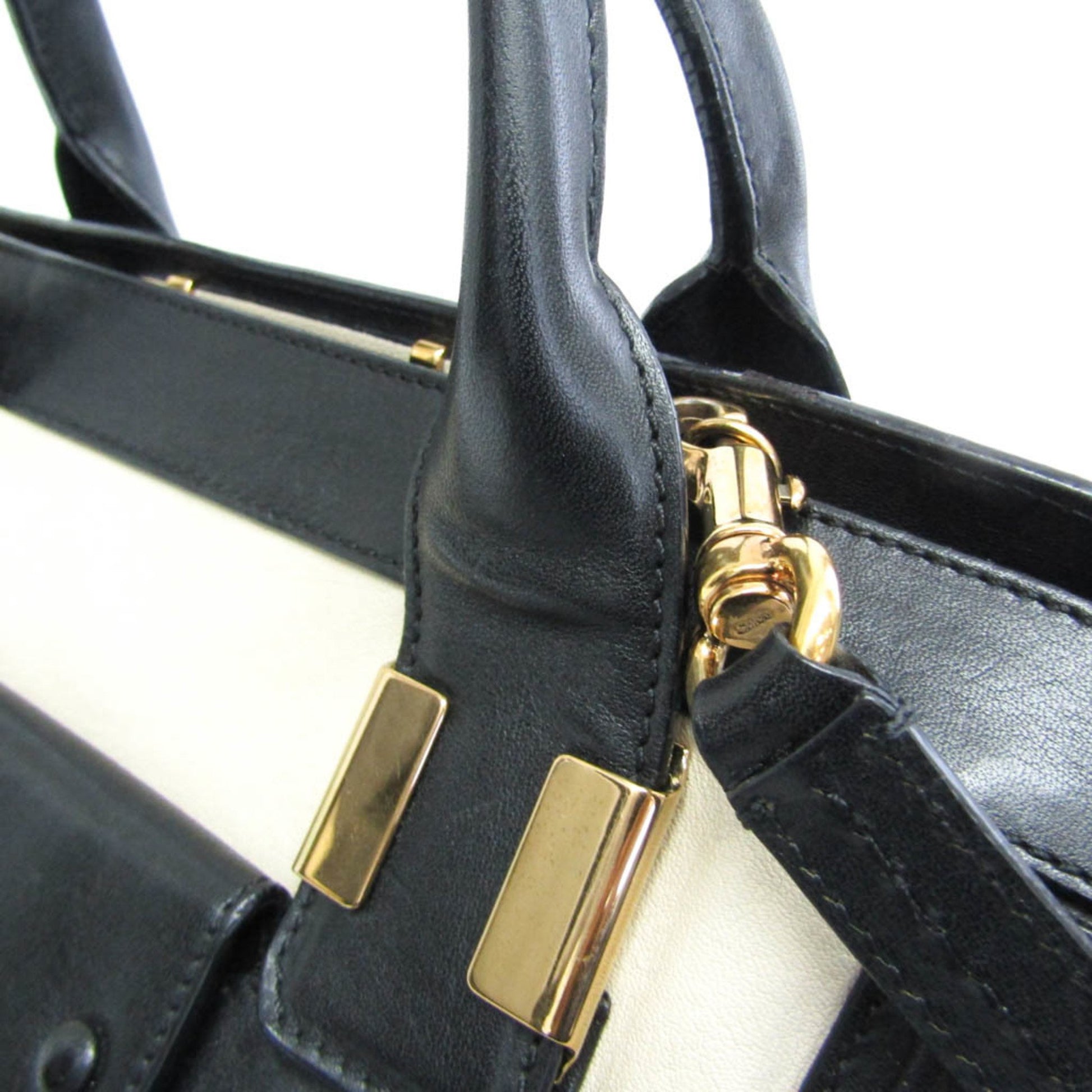 Chloé Alice, Black, Leather, handbag