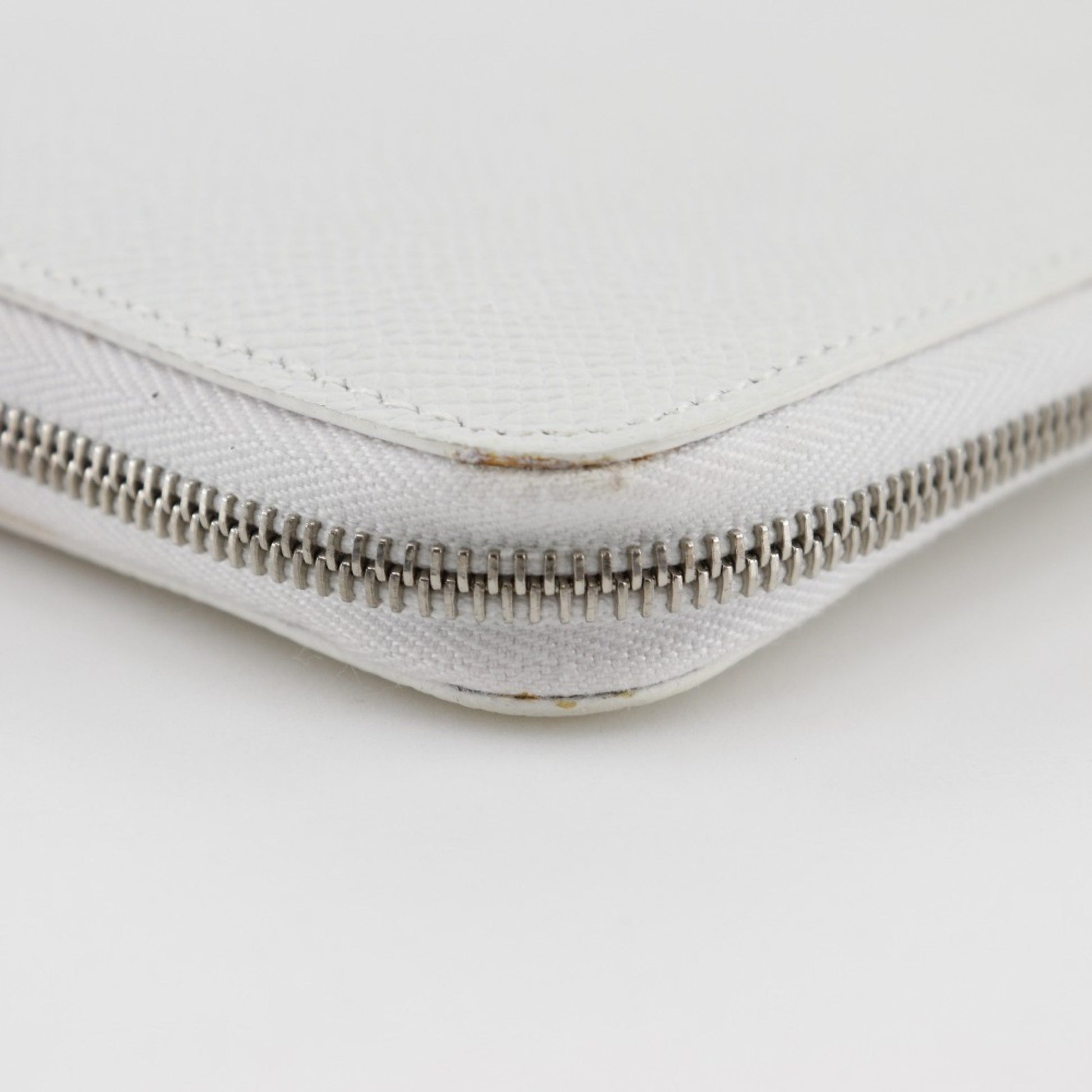 Hermès Silk'In, White, Leather, wallet