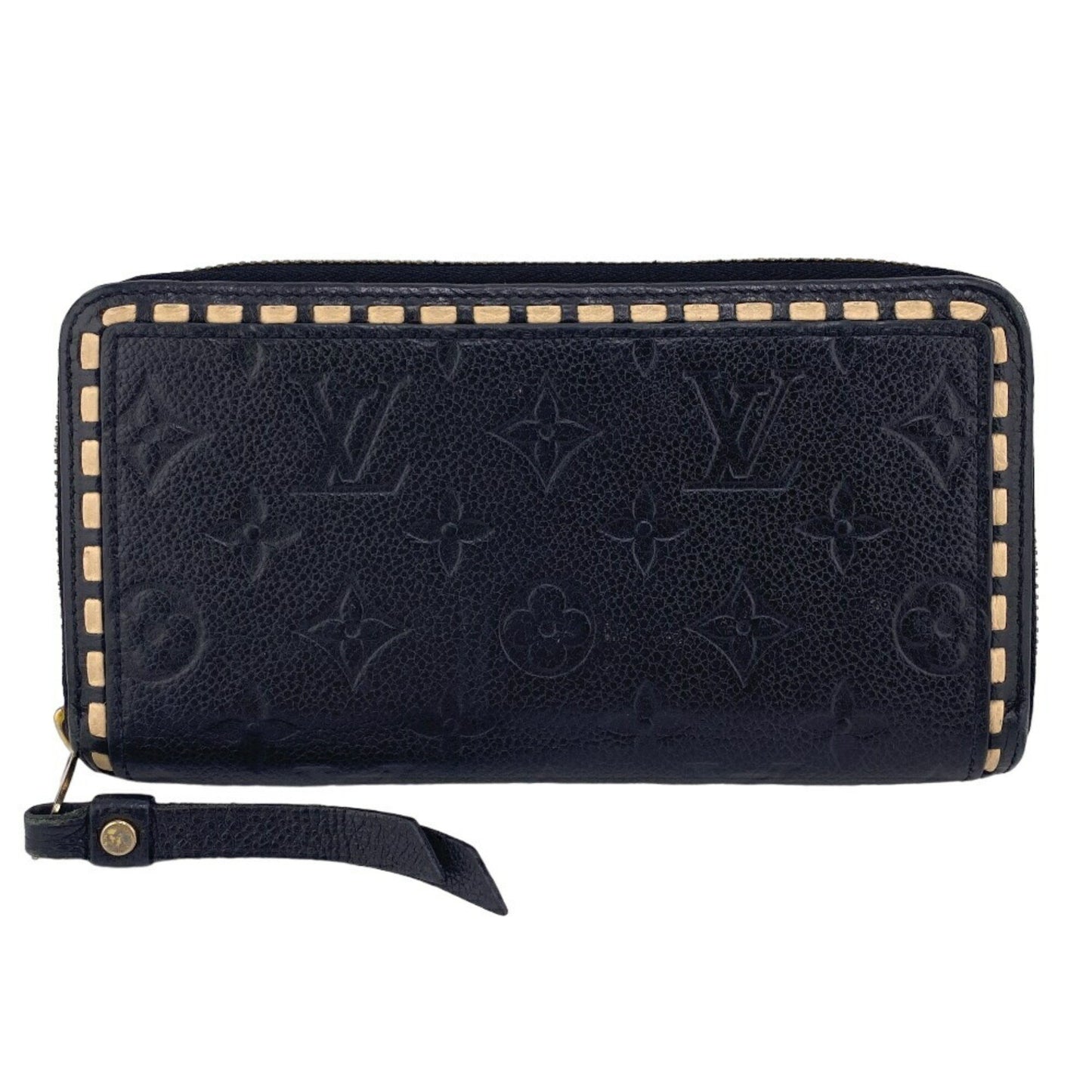 Louis Vuitton Zippy wallet, Black, Leather, wallet