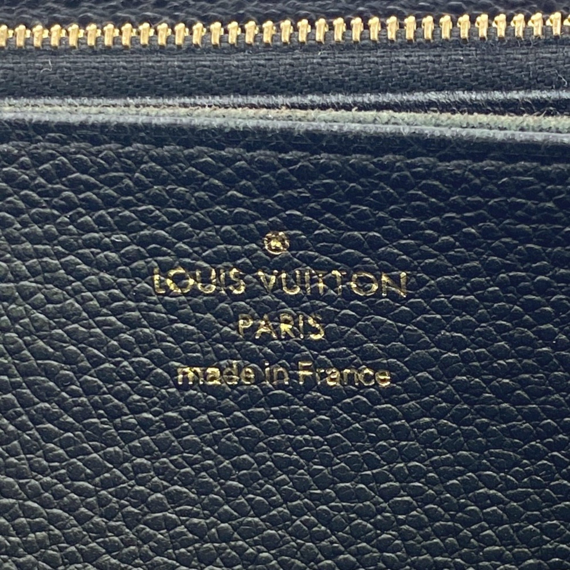 Louis Vuitton Zippy wallet, Black, Leather, wallet