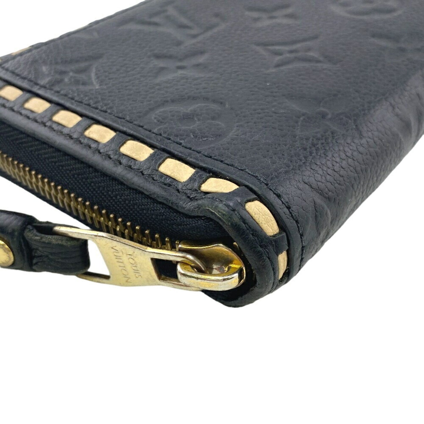 Louis Vuitton Zippy wallet, Black, Leather, wallet