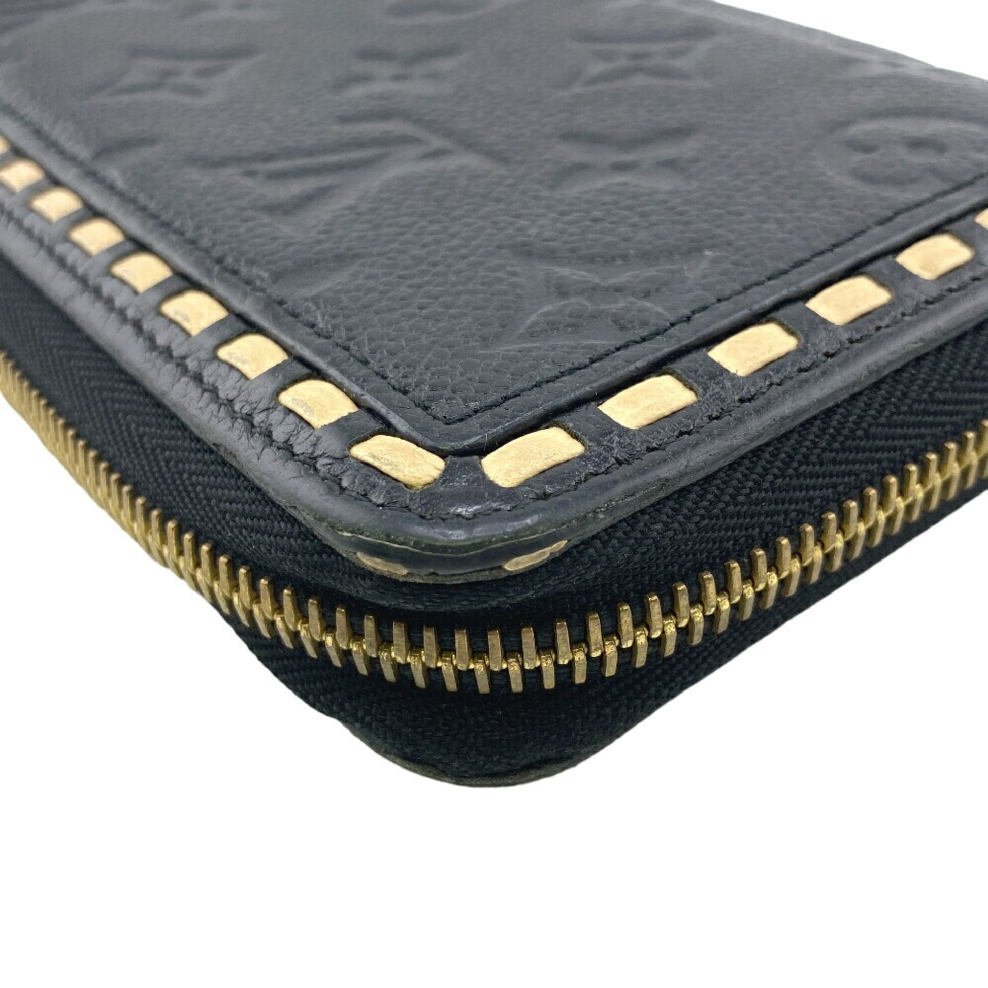 Louis Vuitton Zippy wallet, Black, Leather, wallet