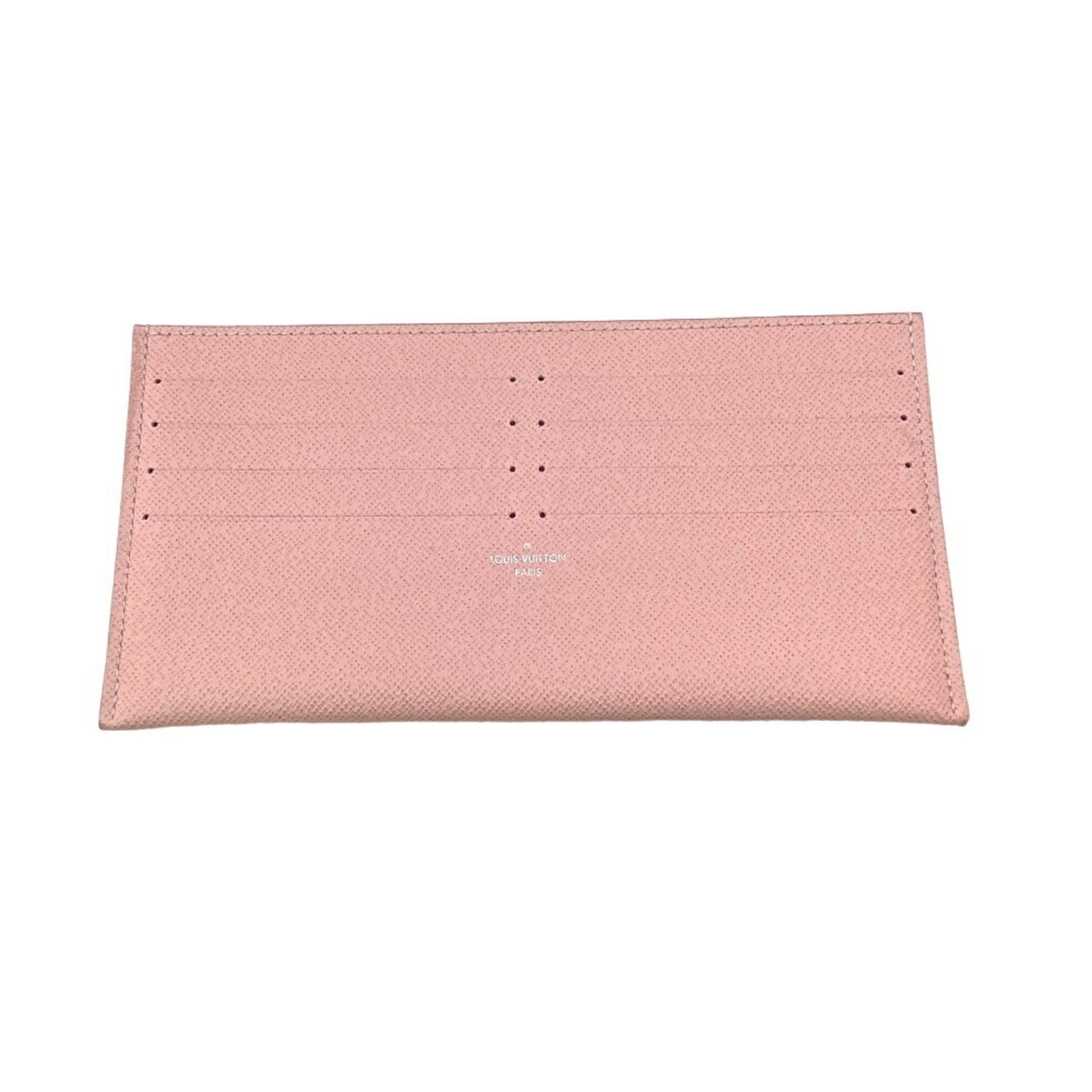 Louis Vuitton Felicie, Pink, Leather, clutch