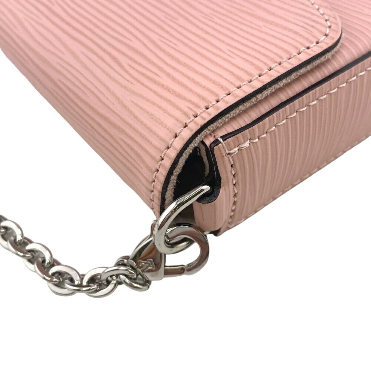 Louis Vuitton Felicie, Pink, Leather, clutch