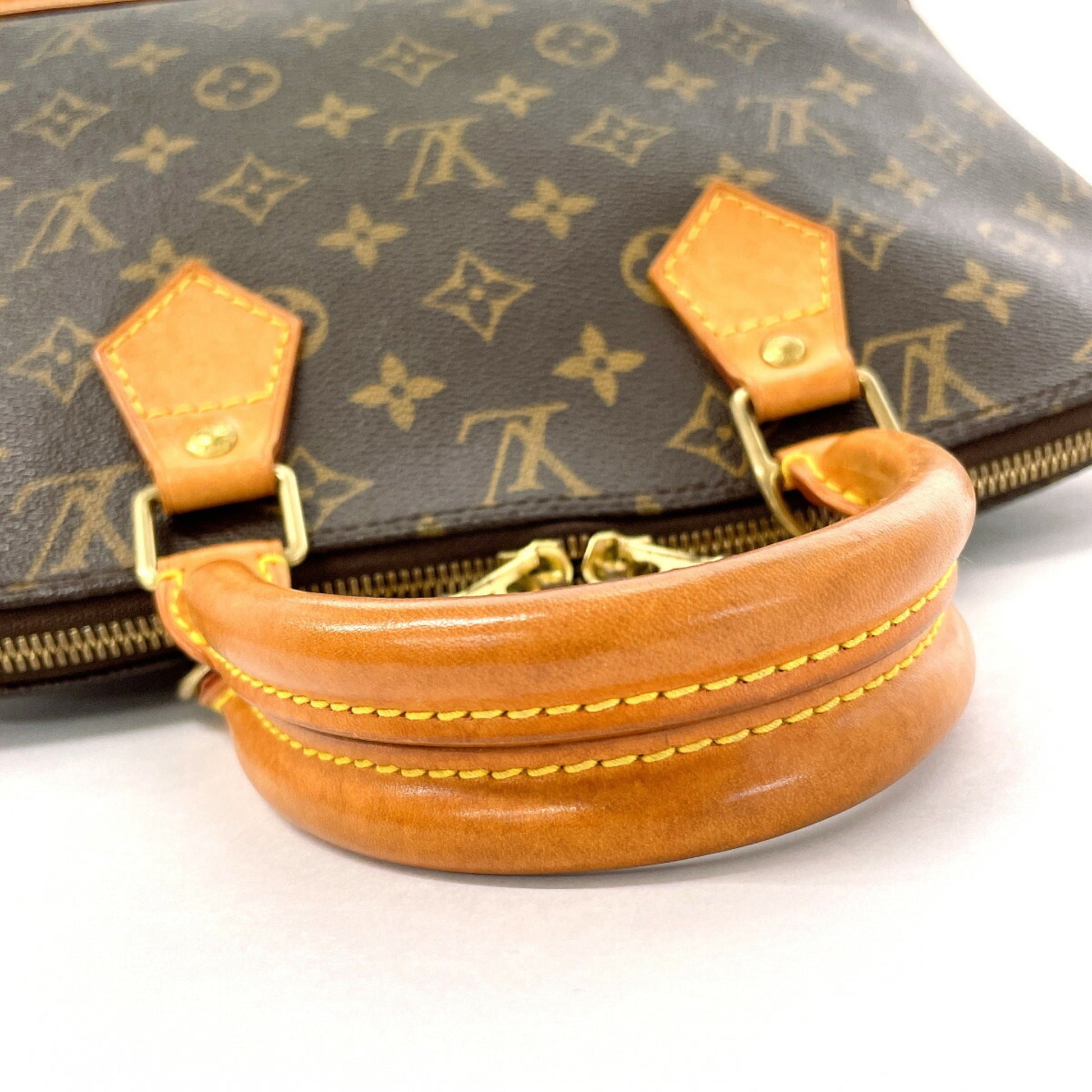 Louis Vuitton Alma, Brown, Canvas, handbag