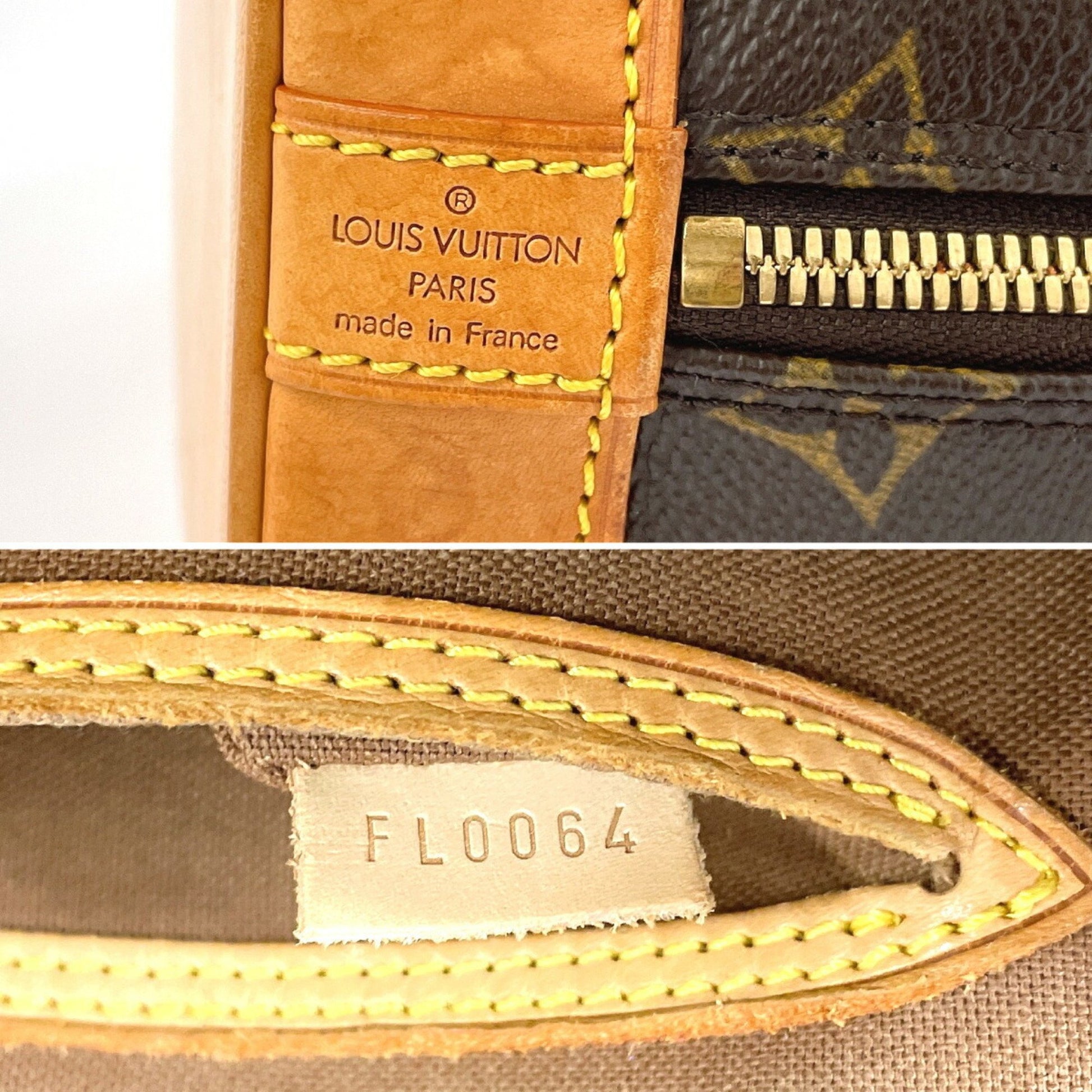 Louis Vuitton Alma, Brown, Canvas, handbag