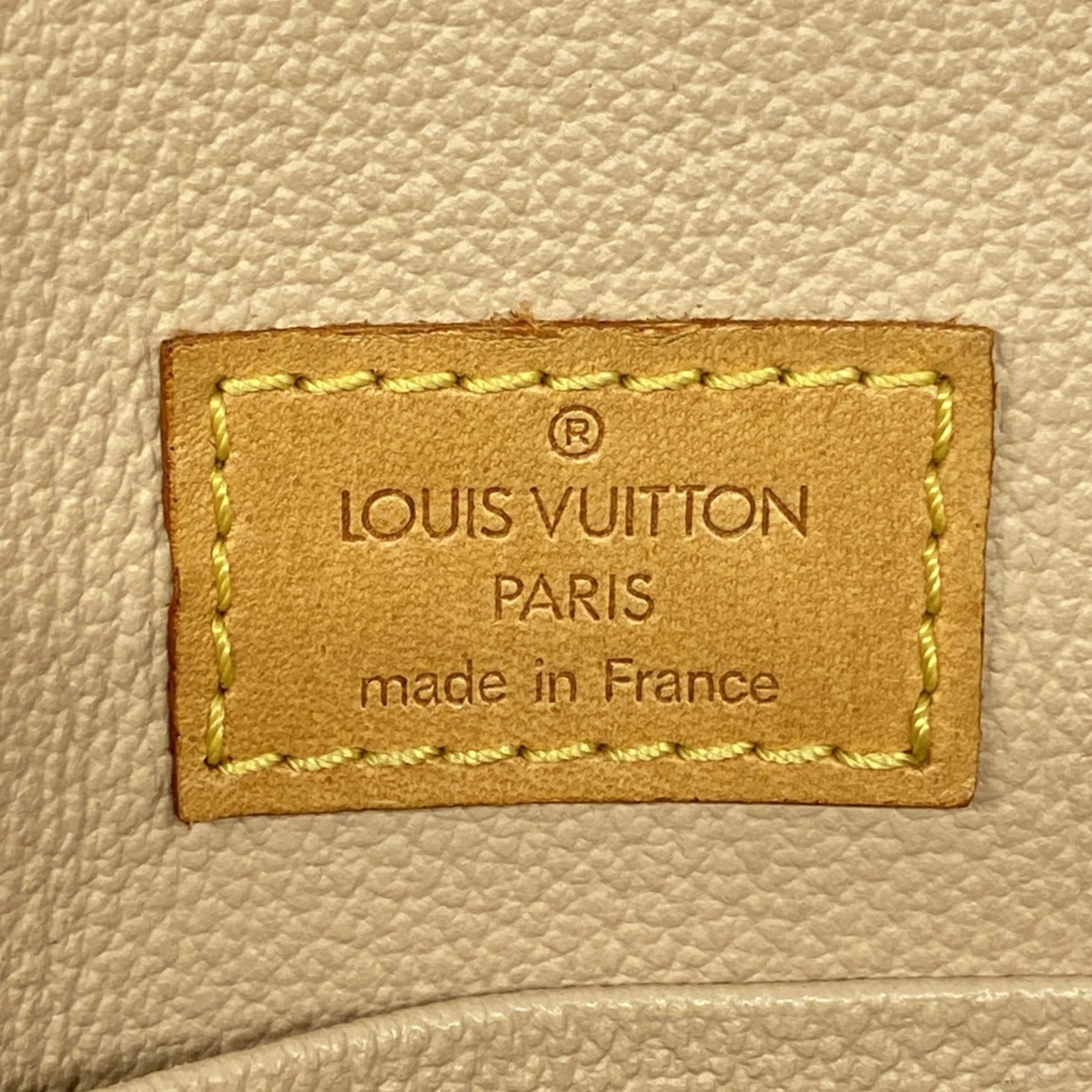 Louis Vuitton Sac Plat, Brown, Canvas, tote