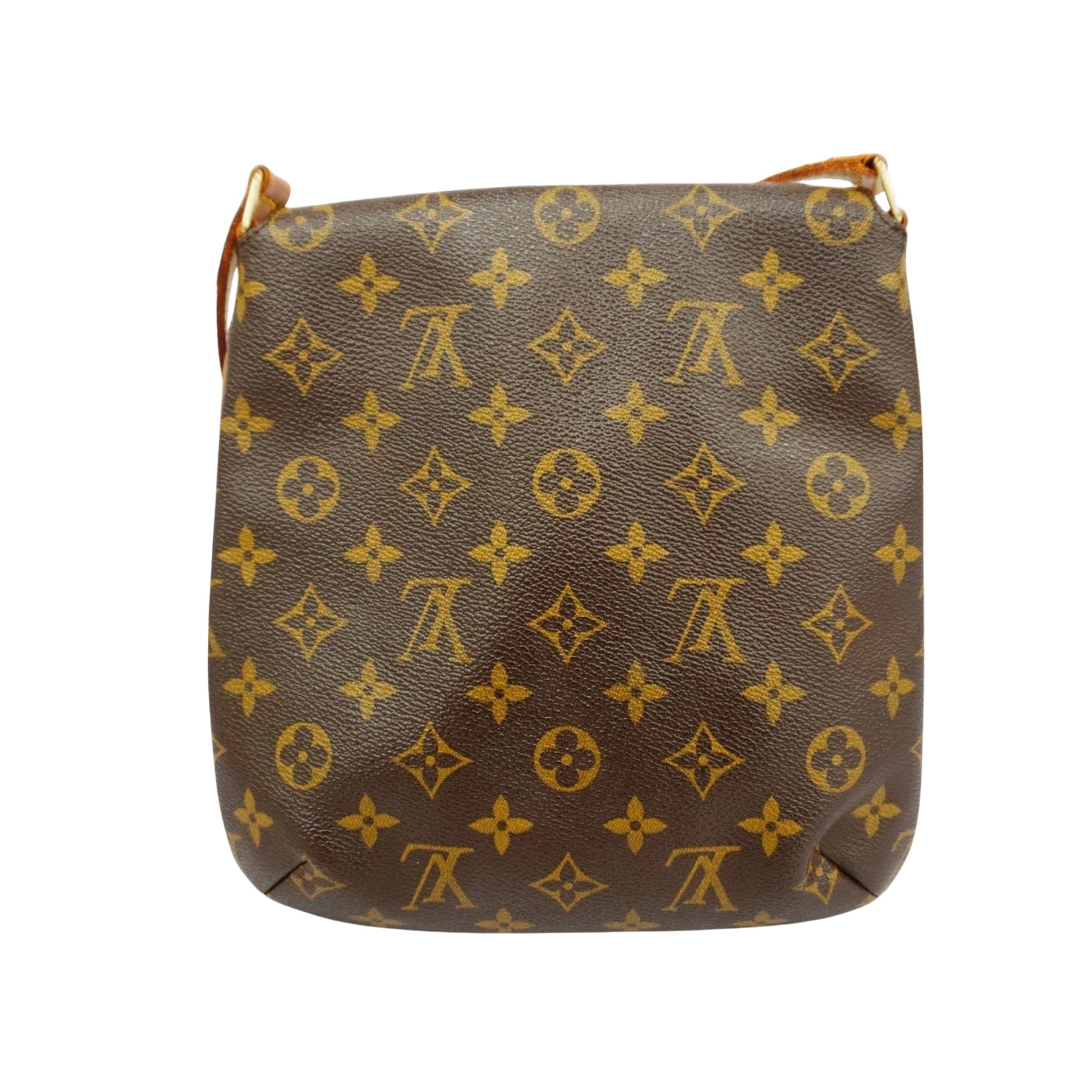 Louis Vuitton Musette Salsa, Brown, Canvas, shoulder