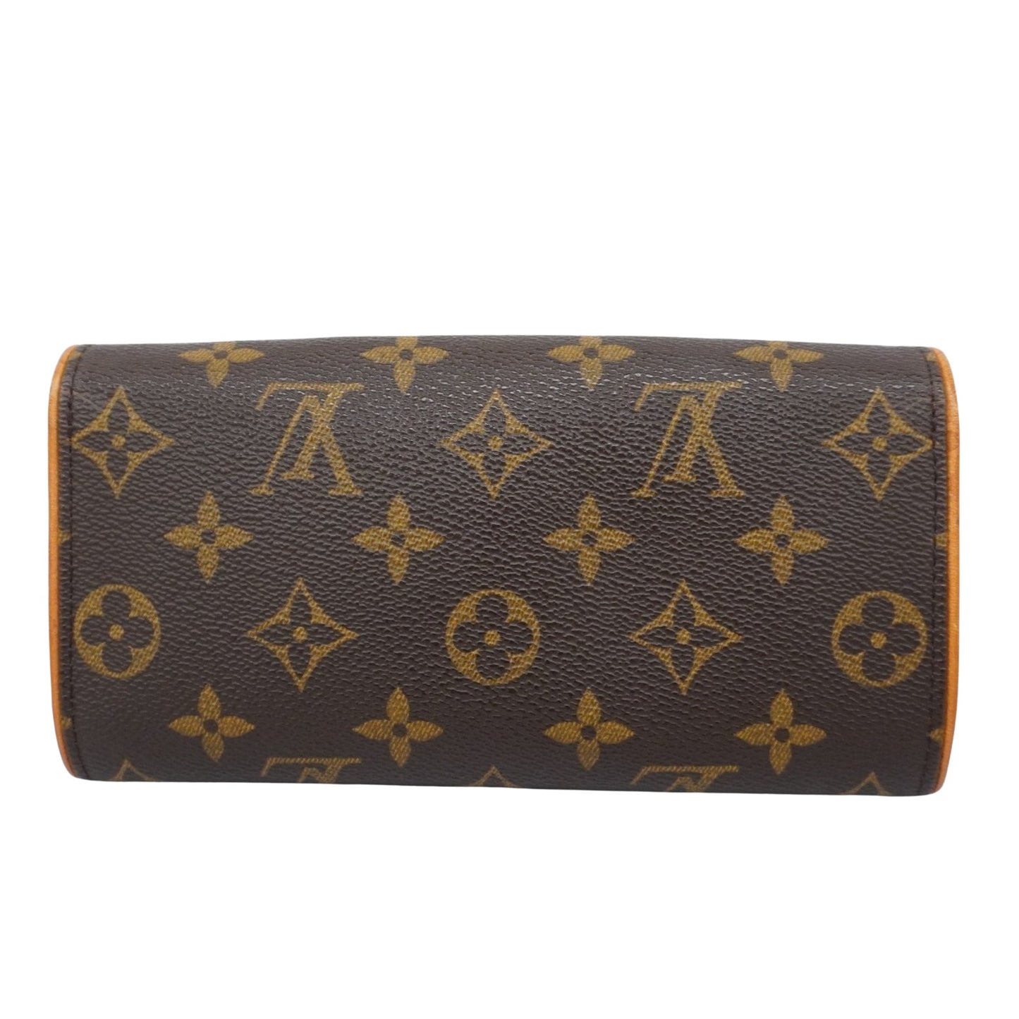 Louis Vuitton Pochette Twin, Brown, Canvas, clutch