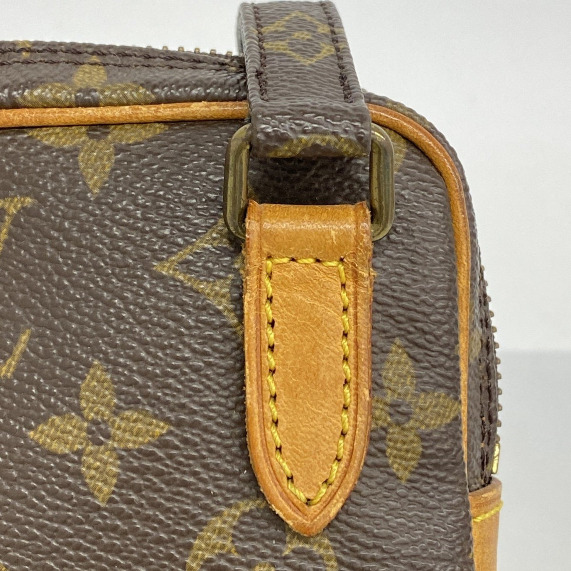 Louis Vuitton Marly, Brown, Canvas, shoulder