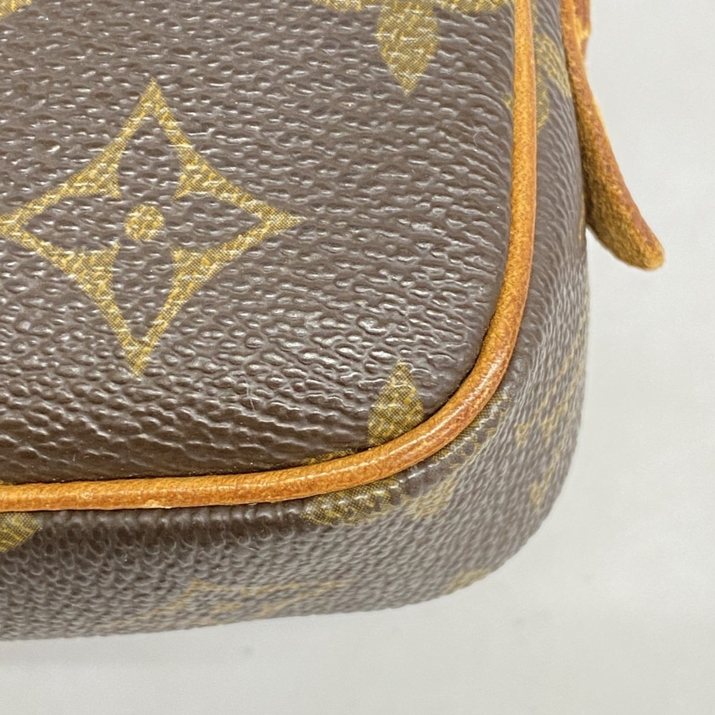 Louis Vuitton Marly, Brown, Canvas, shoulder