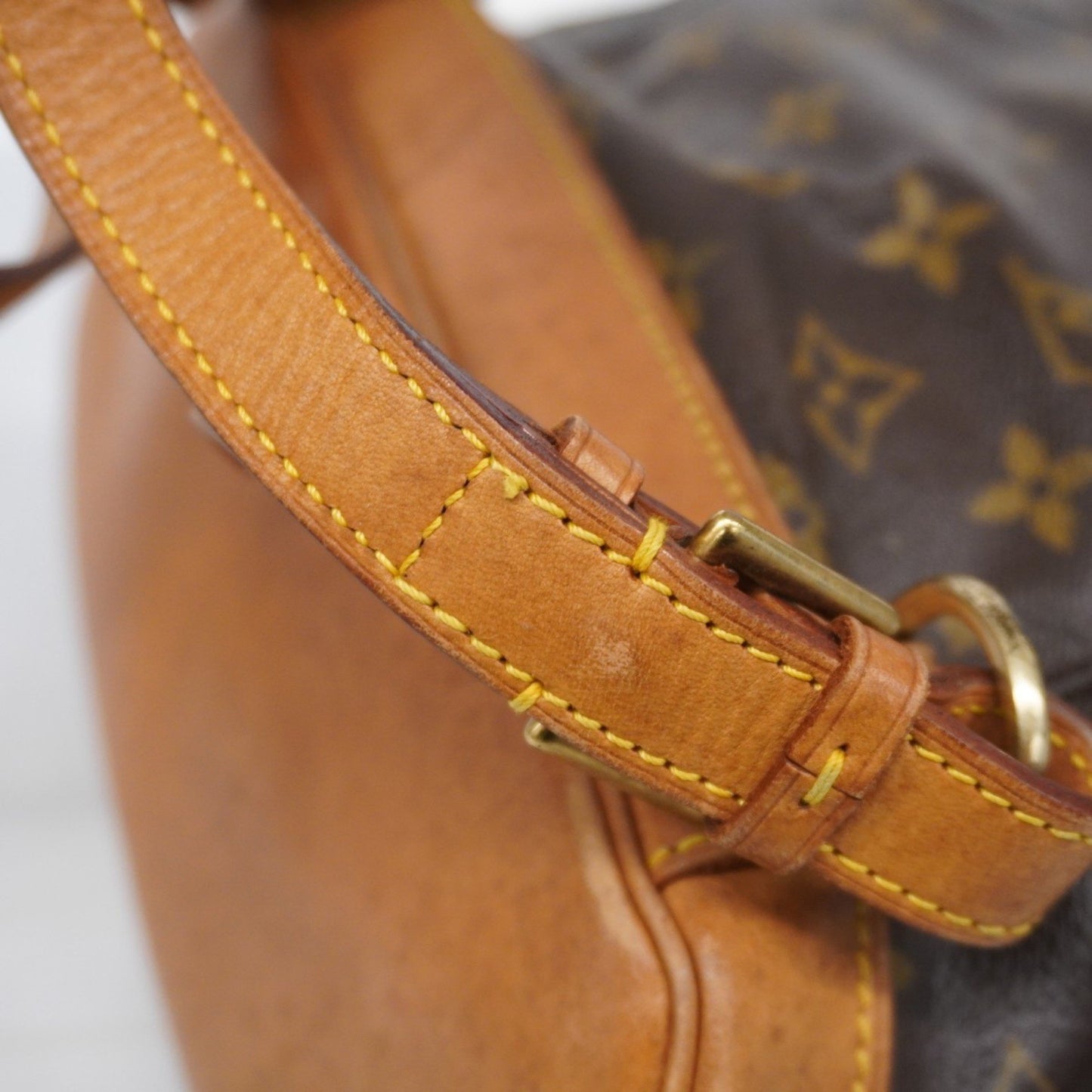 Louis Vuitton Montsouris MM, Brown, Canvas, backpack