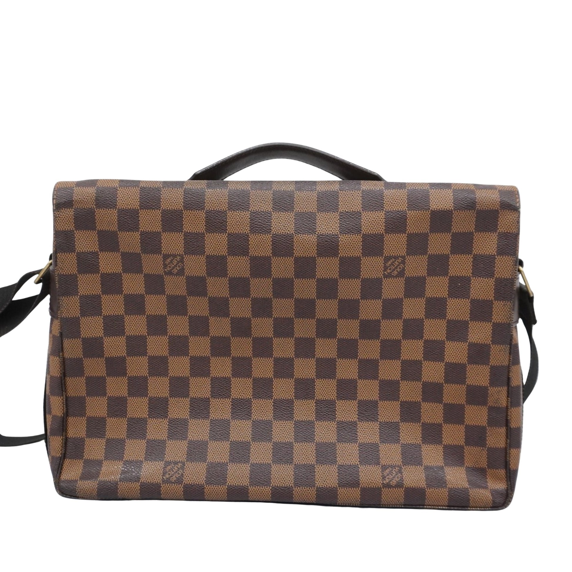 Louis Vuitton Broadway, Brown, Canvas, shoulder