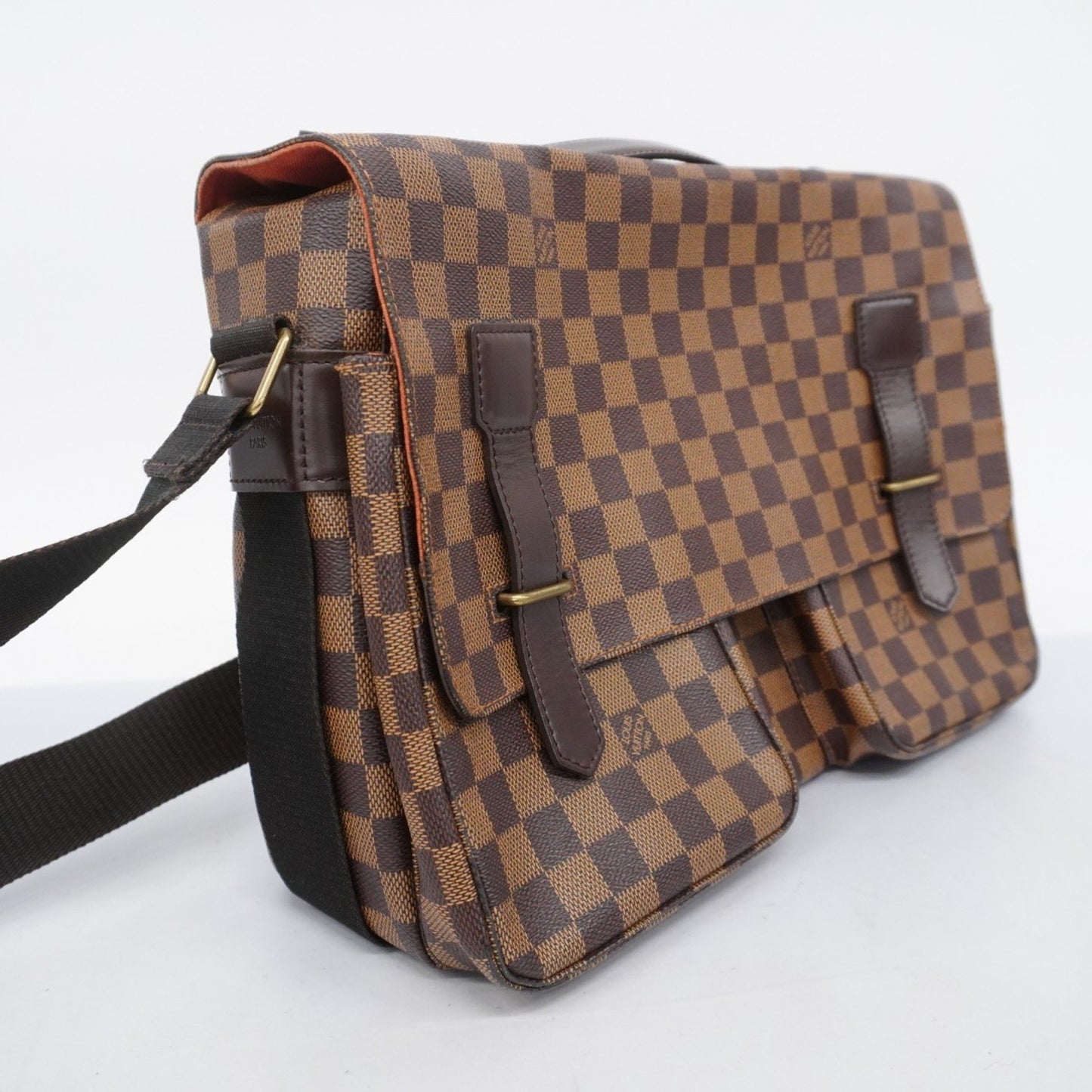 Louis Vuitton Broadway, Brown, Canvas, shoulder