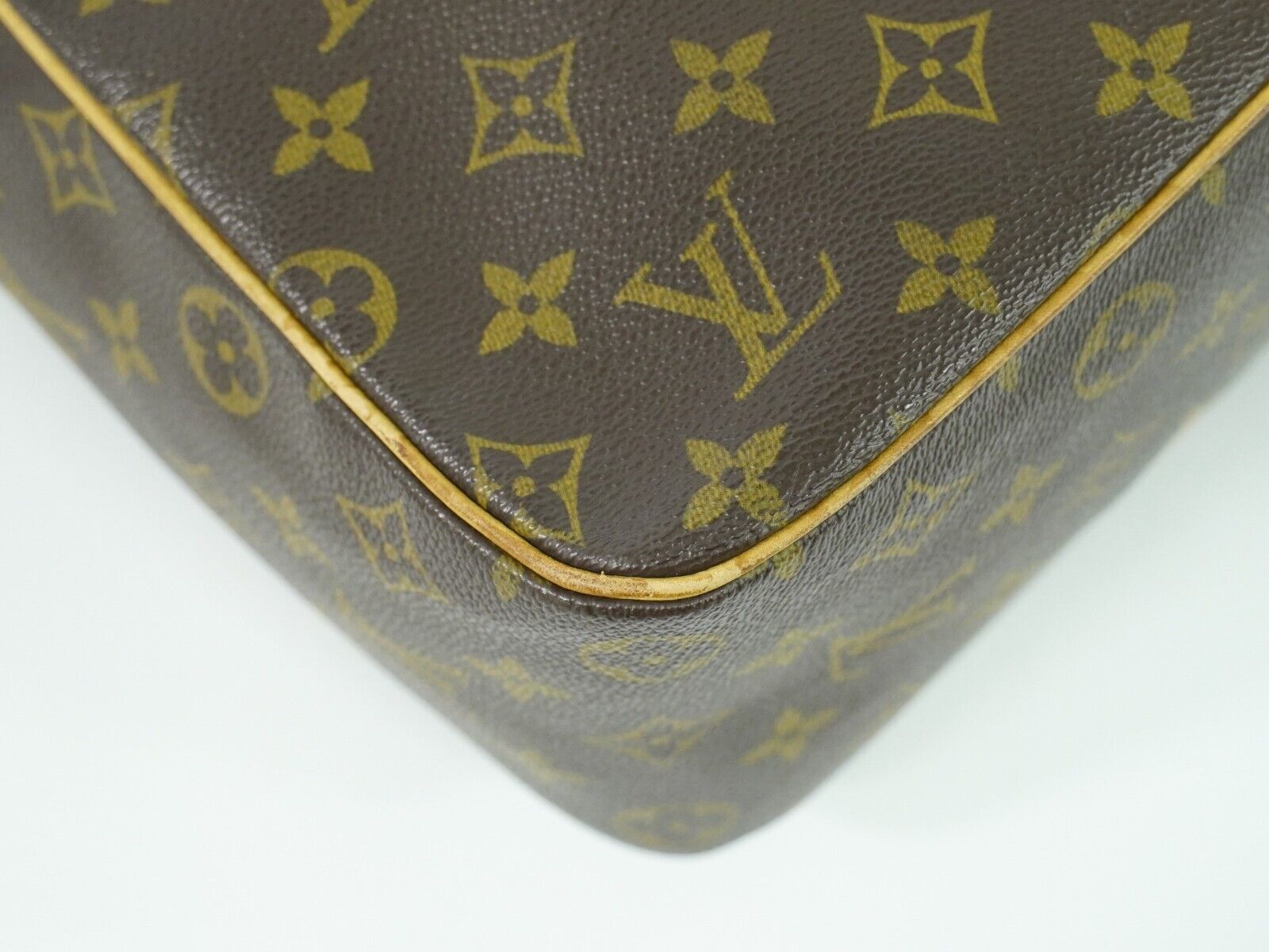 Louis Vuitton Excentri cité, Brown, Canvas, handbag