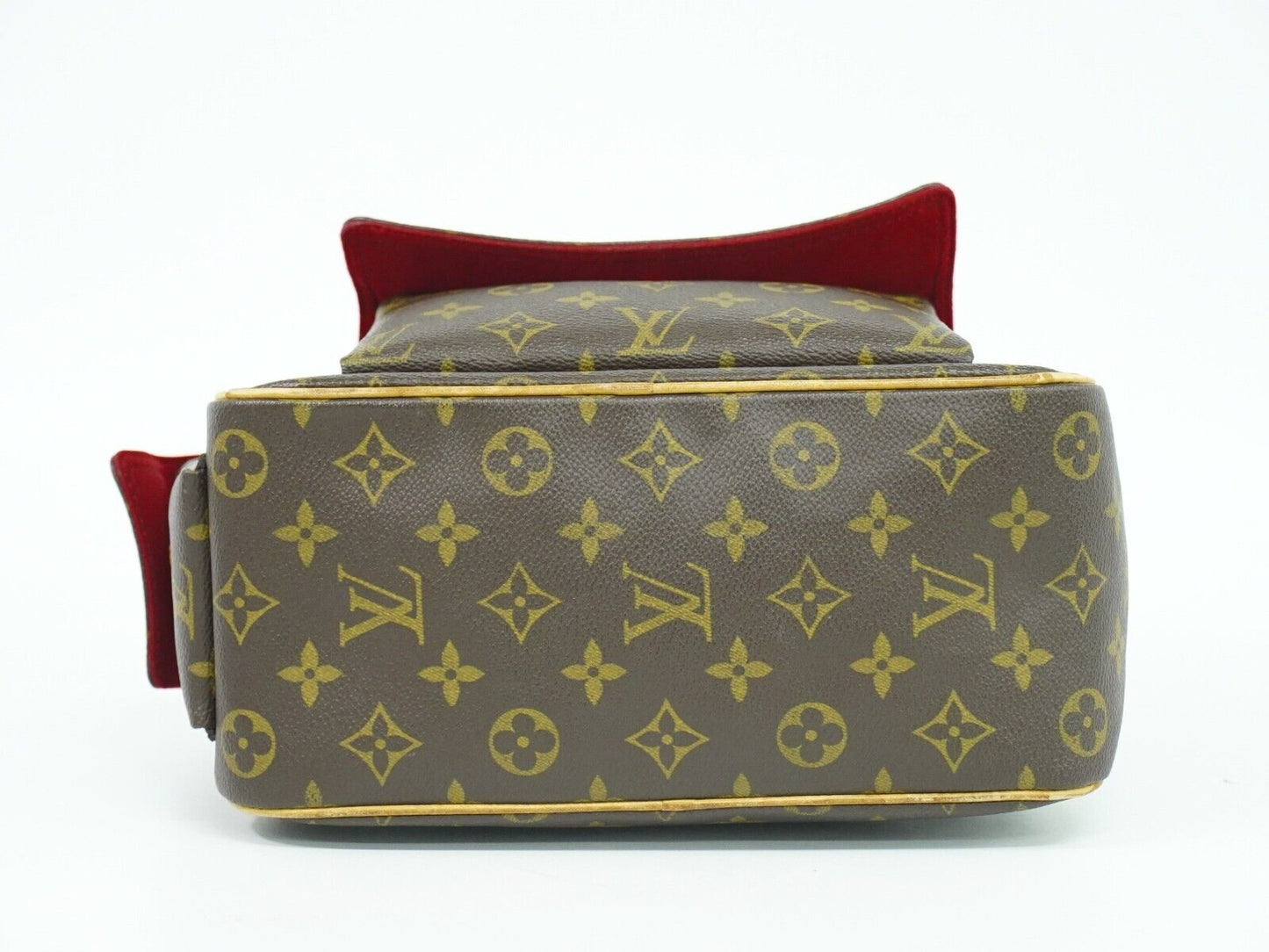 Louis Vuitton Excentri cité, Brown, Canvas, handbag