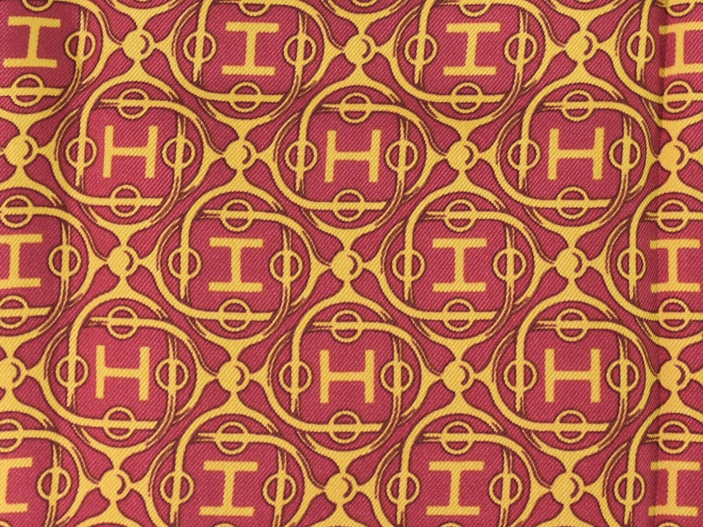 Hermes Carré 42 silk, PINK, SILK, Scarve & shawl