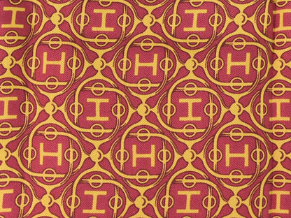 Hermes Carré 42 silk, PINK, SILK, Scarve & shawl