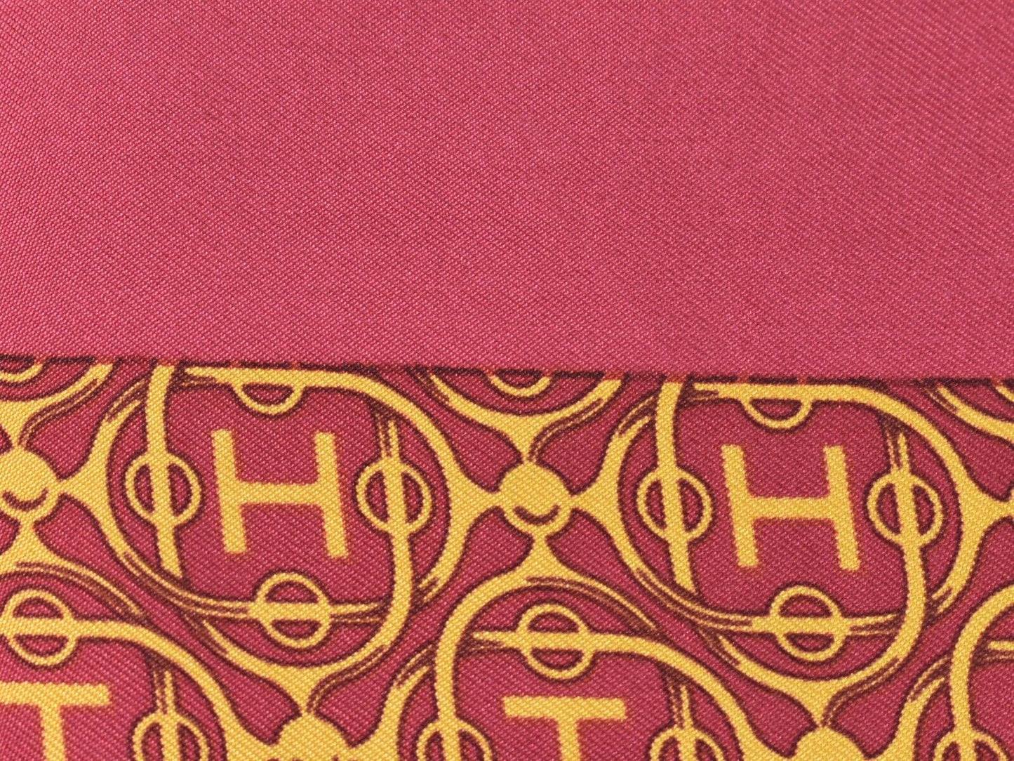 Hermes Carré 42 silk, PINK, SILK, Scarve & shawl