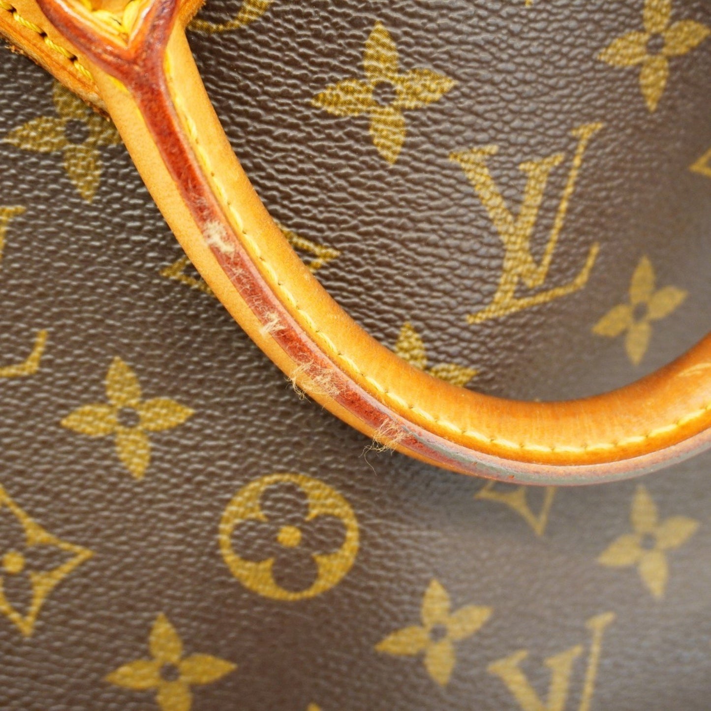 Louis Vuitton Alma, Brown, Canvas, handbag